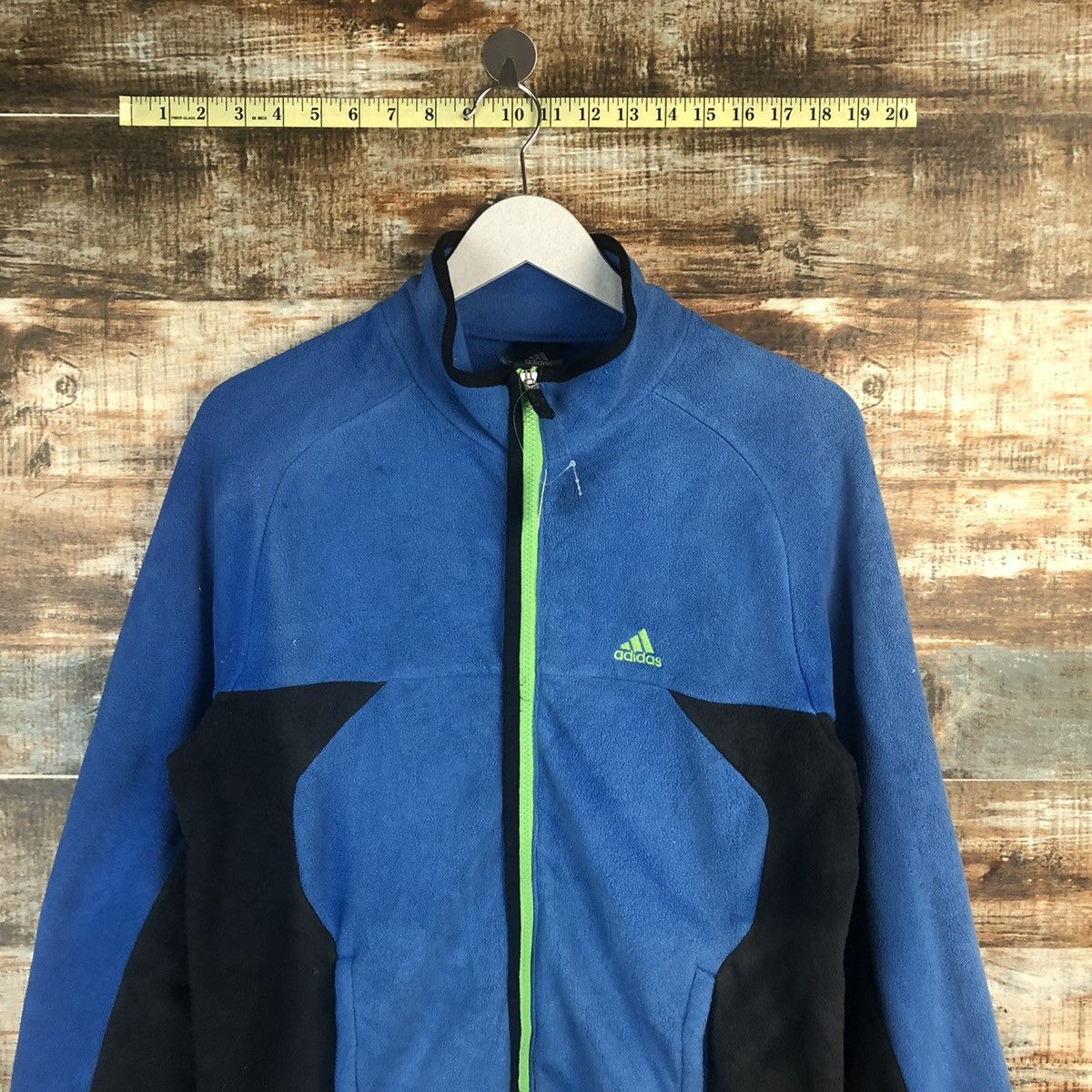 Adidas Adidas Blue Sweater fleece #A1290 Size US M / EU 48-50 / 2 - 2 Thumbnail