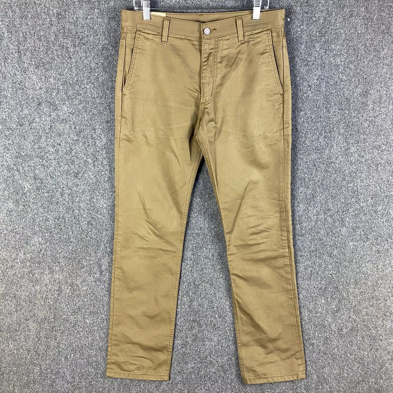 Levi's Levi's Jeans Men's 32x32 Straight Leg Casual Beige Cotton Size US 32 / EU 48 - 1 Thumbnail