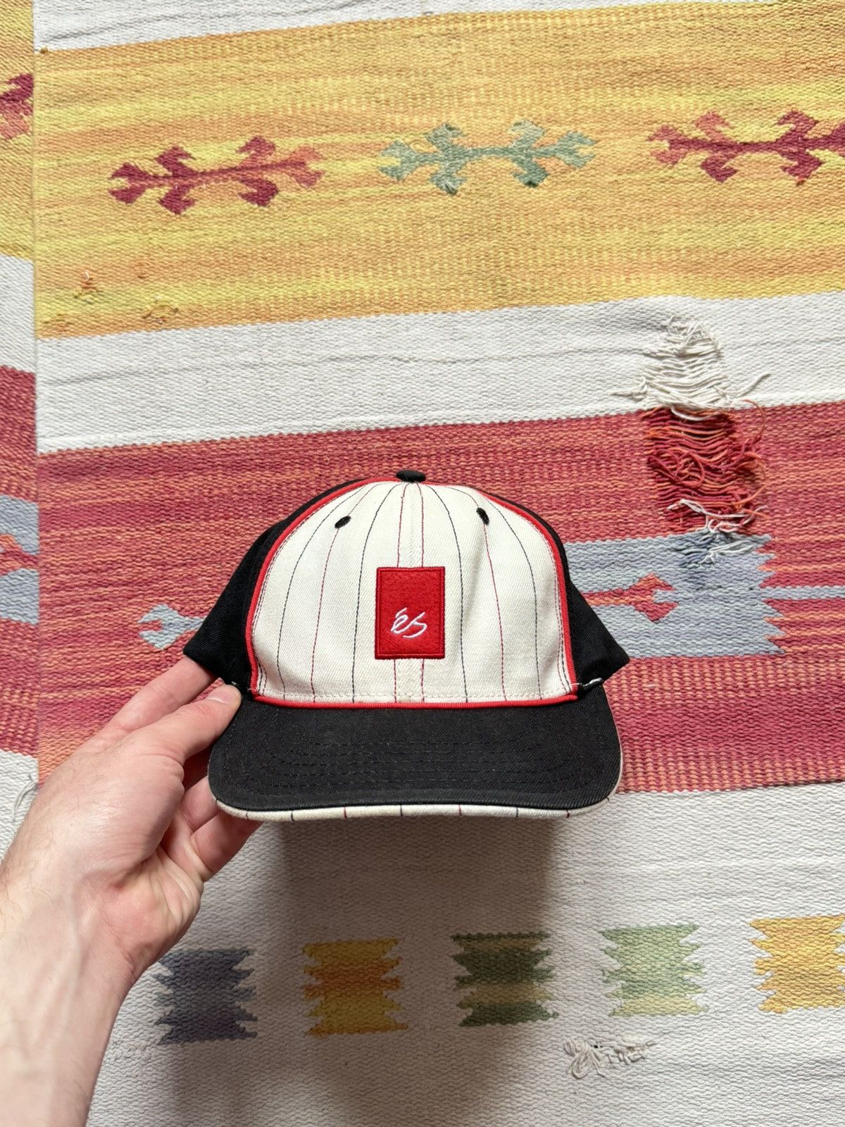 eS Vintage 00’s Es Skateboarding y2k Fitted Cap Size ONE SIZE - 2 Thumbnail
