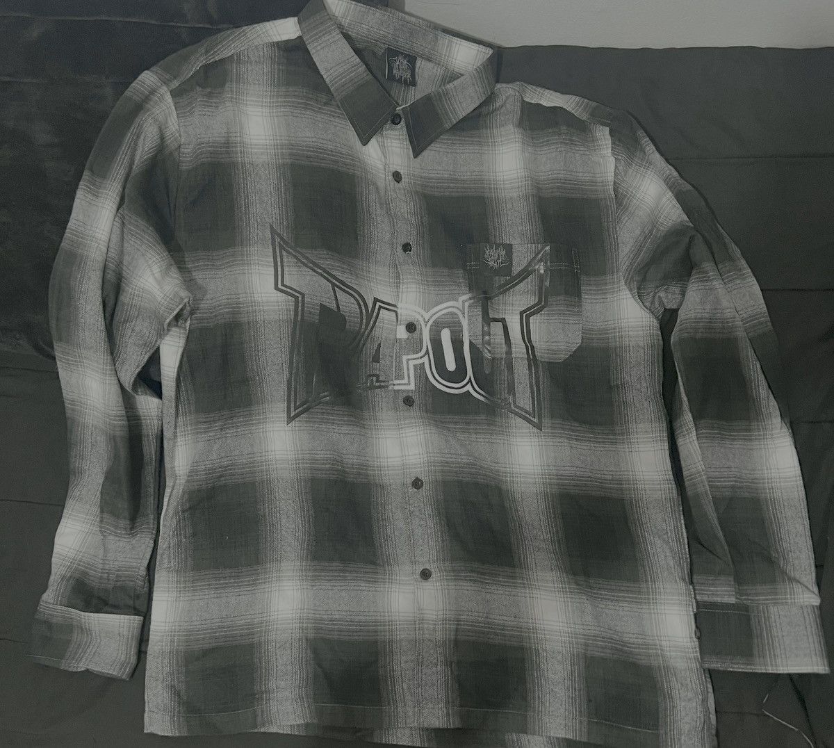 Other 6kim6krueger6 black and white “trap out” flannel Size US XL / EU 56 / 4 - 1 Thumbnail