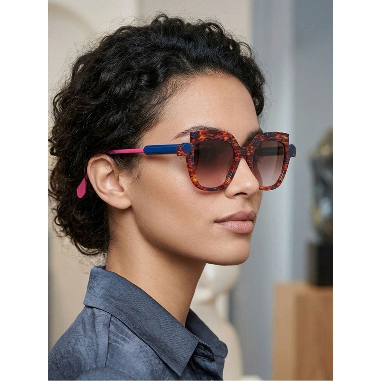 Other New FACE A FACE SOTSAS 2 8032 Bold Tortoiseshell Sunglasses Size ONE SIZE - 2 Thumbnail