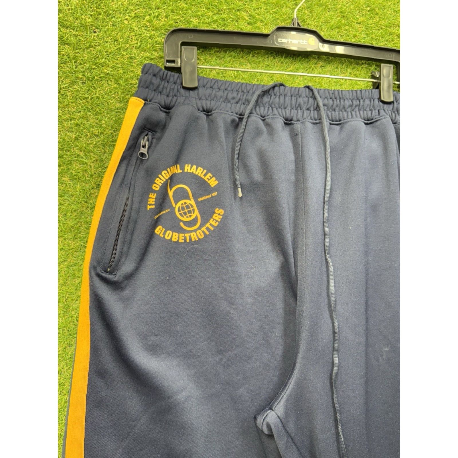 Vintage Vintage Harlem Globetrotters Sweatpants Men XL Blue Heavyweight Jogging Activewear 90s Sports Size US 36 / EU 52 - 7 Thumbnail