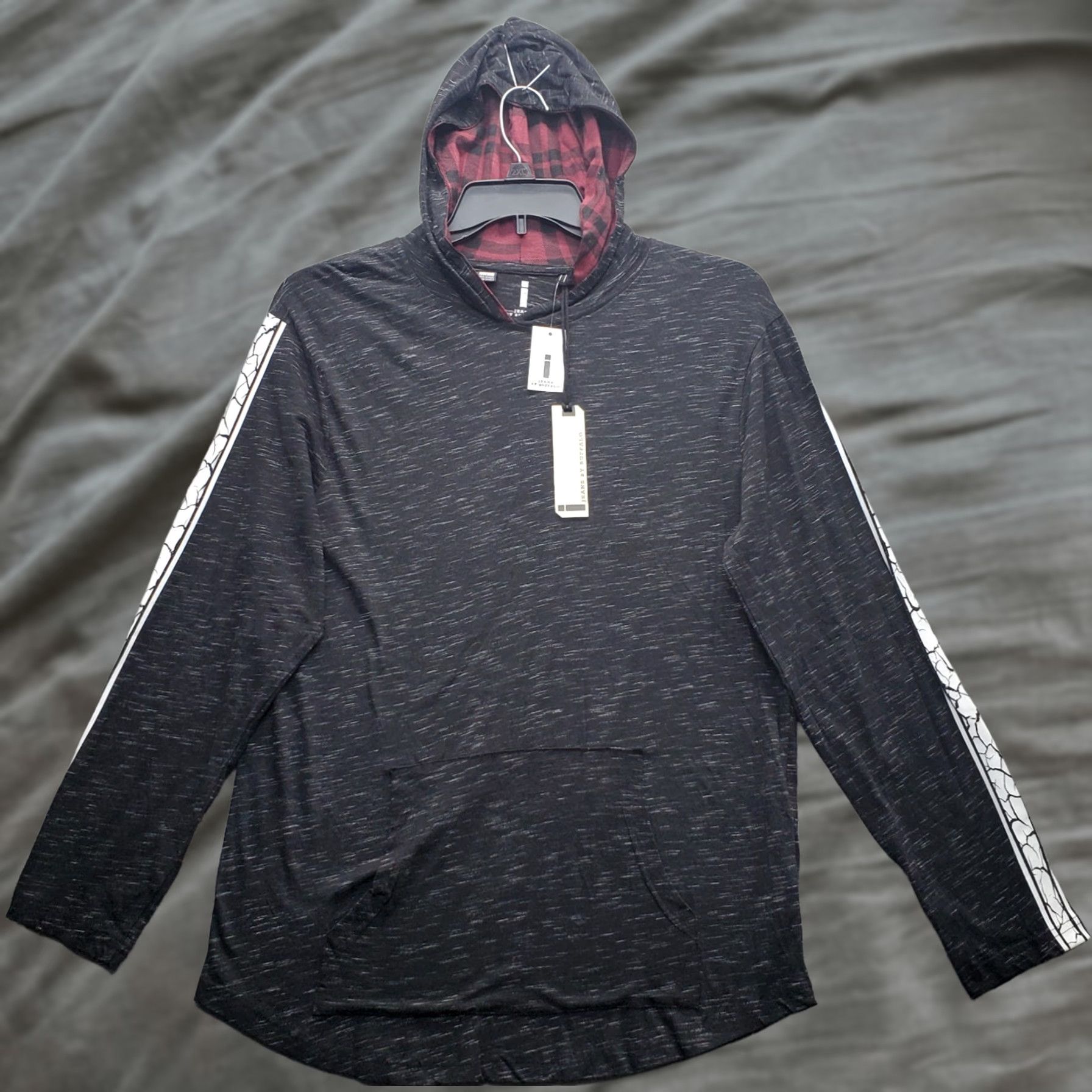 KangaROOS i jeans by Buffalo Hoodie Mens L Multicolor Kangaroo Pockets Hooded Pullover Long Sleeve Shirt? Size US L / EU 52-54 / 3 - 1 Thumbnail
