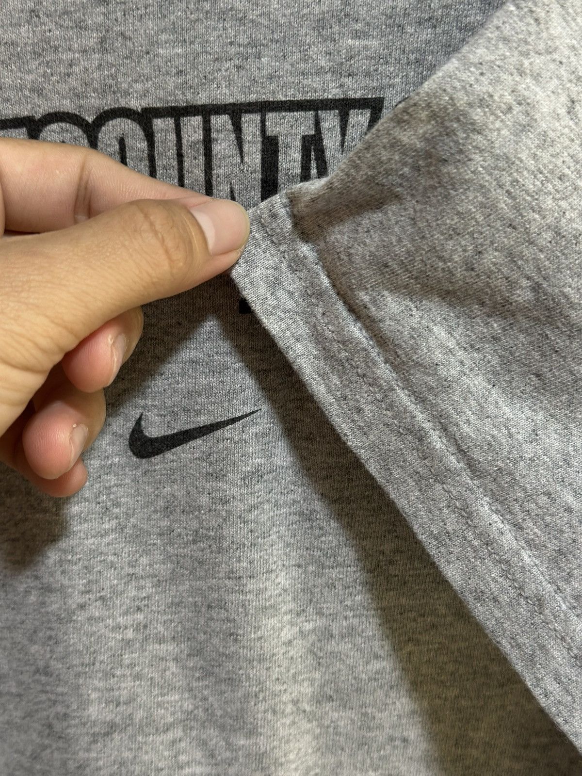MLB × Nike × Vintage Vintage Nike KaneCounty Cougar Baseball Faded Tee Size US XL / EU 56 / 4 - 4 Thumbnail