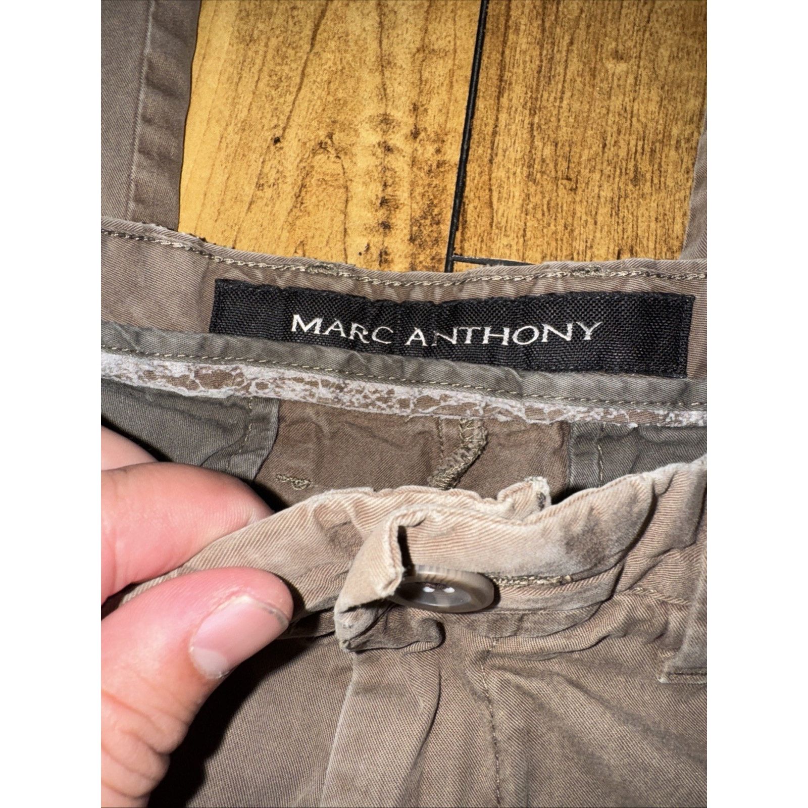 Marc Anthony Marc Anthony Chino Pants Taupe 34x28 Size US 34 / EU 50 - 5 Thumbnail