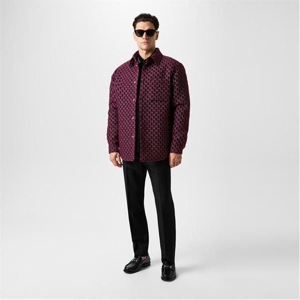 Gucci GUCCI Boucle Jacquard Shirt With Gg Shadow Size US M / EU 48-50 / 2 - 5 Thumbnail