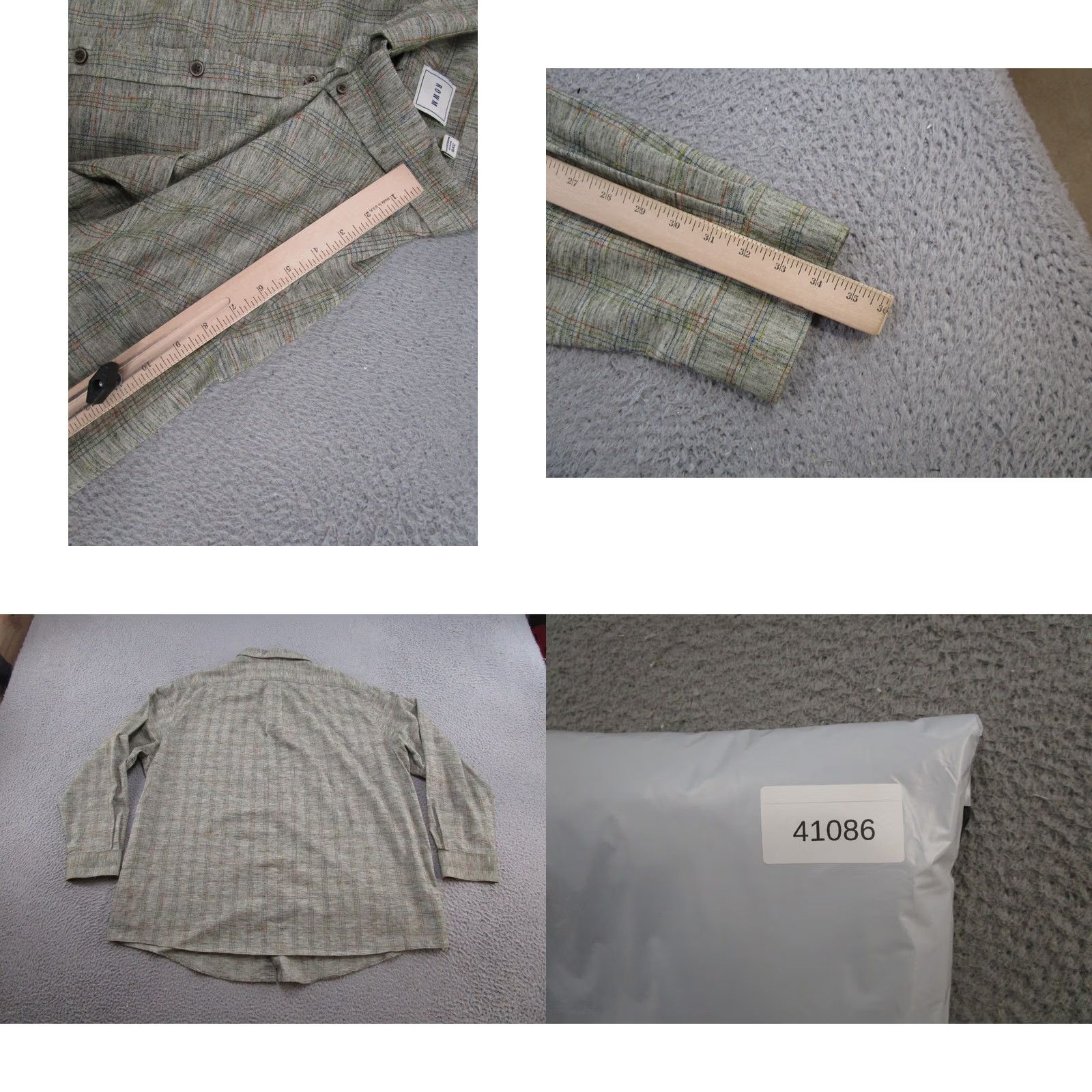 Vintage ROWN Men’s Button-Down Green Checkered Shirt Size 3XB Big & Tall Long Sleeve Casual Preppy Size US XXL / EU 58 / 5 - 8 Thumbnail