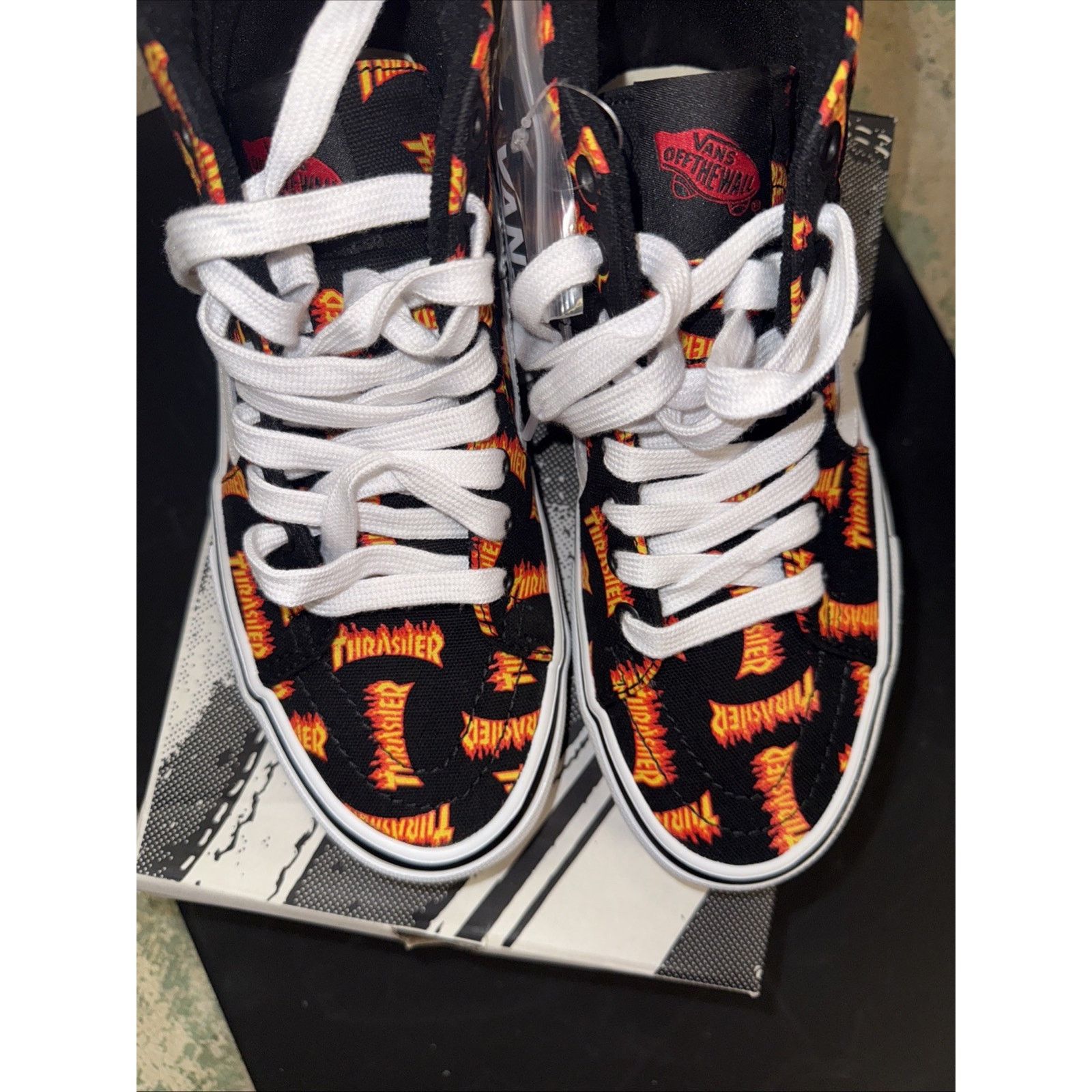 Vans Vans Thrasher x Skate Sk8-Hi ' Sz 6.5 M Size US 6.5 / EU 39-40 - 1 Thumbnail
