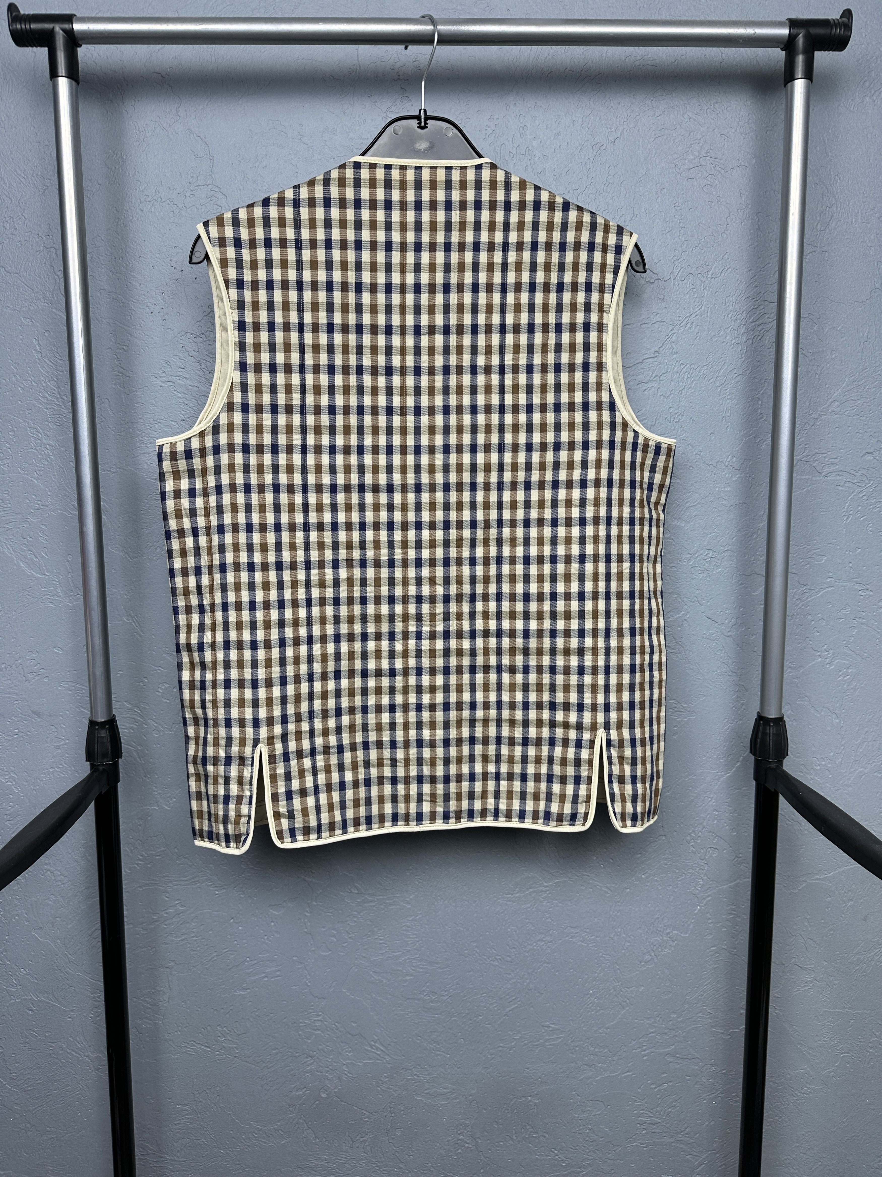 Aquascutum Aquascutum Vintage Womens Reversible Quilted Vest Size XL / US 12-14 / IT 48-50 - 4 Thumbnail