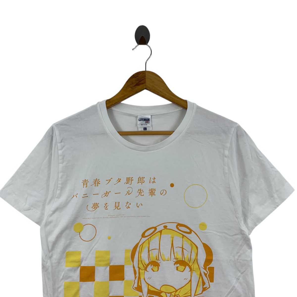 Vintage AZUSAGAWA KAEDE Rascal Does Not Dream of Bunny Girl Shirt Size US L / EU 52-54 / 3 - 3 Thumbnail