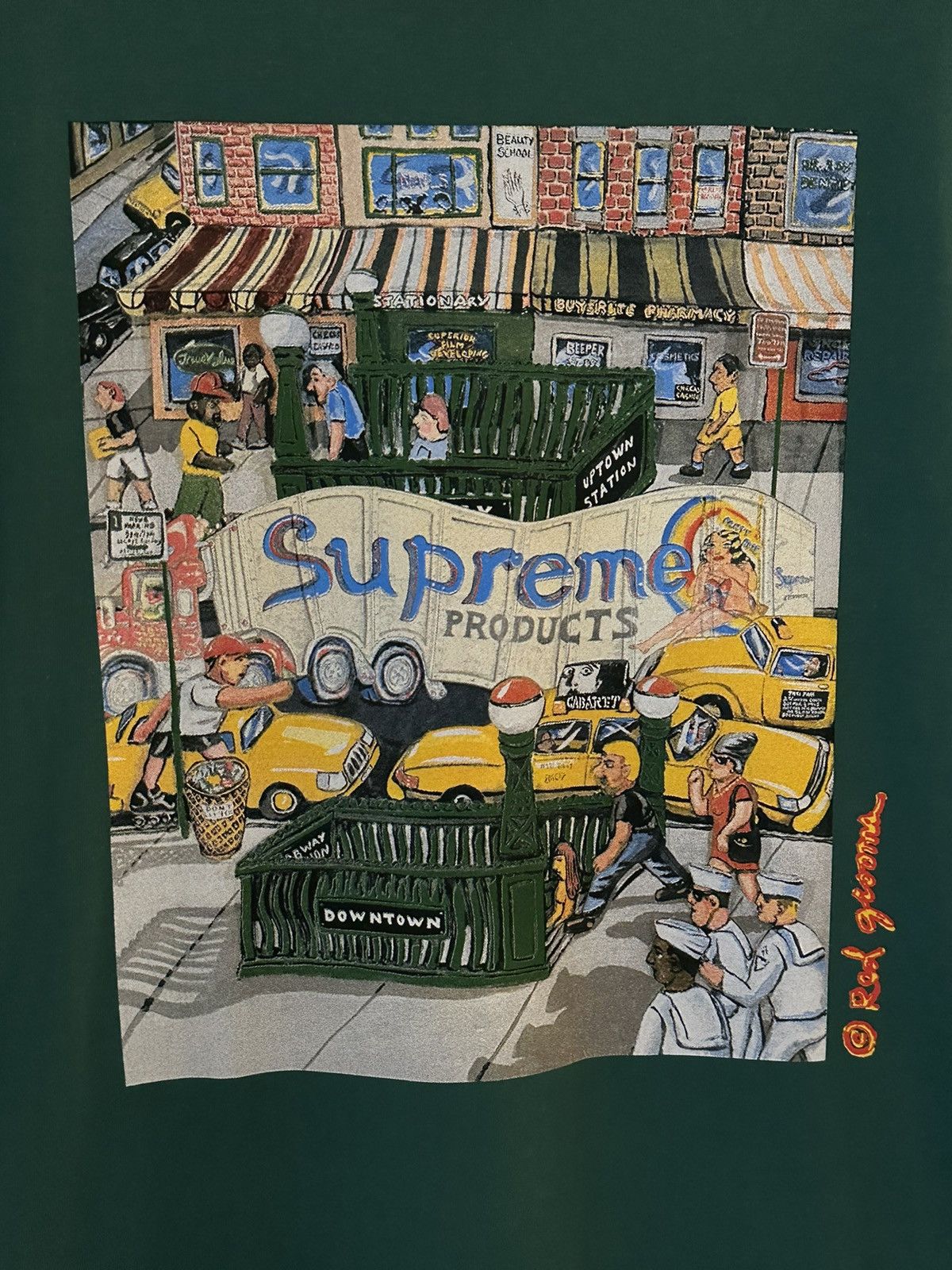 Supreme Supreme Manhattan Tee Size US S / EU 44-46 / 1 - 2 Thumbnail
