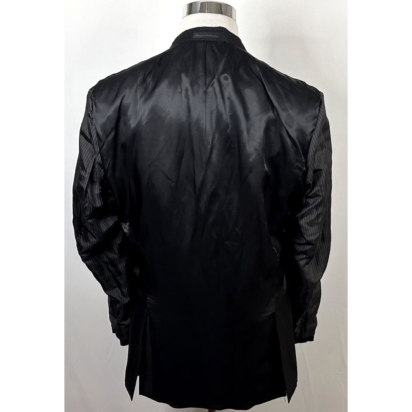 Calvin Klein Calvin Klein Sport Coat 42R Wool Charcoal Black Two Button Double Vented Mens Jacket Coat Regular Fit ANSI Size US XS / EU 42 / 0 - 8 Thumbnail