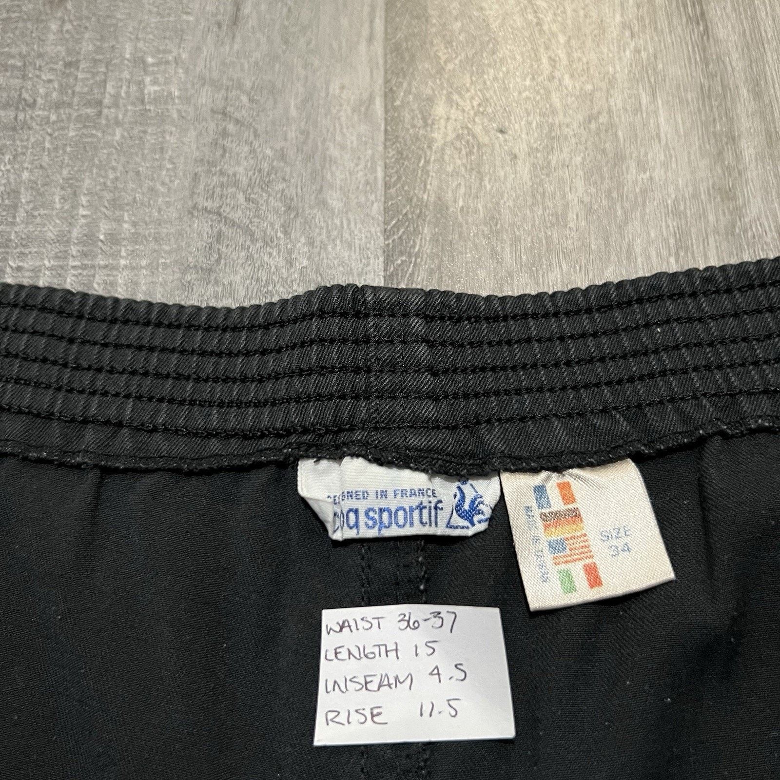Le Coq Sportif Vintage 80s/90s Le Coq Sportif Padded Cycling Bike Shorts Size 34" / US 12 / IT 48 - 5 Thumbnail