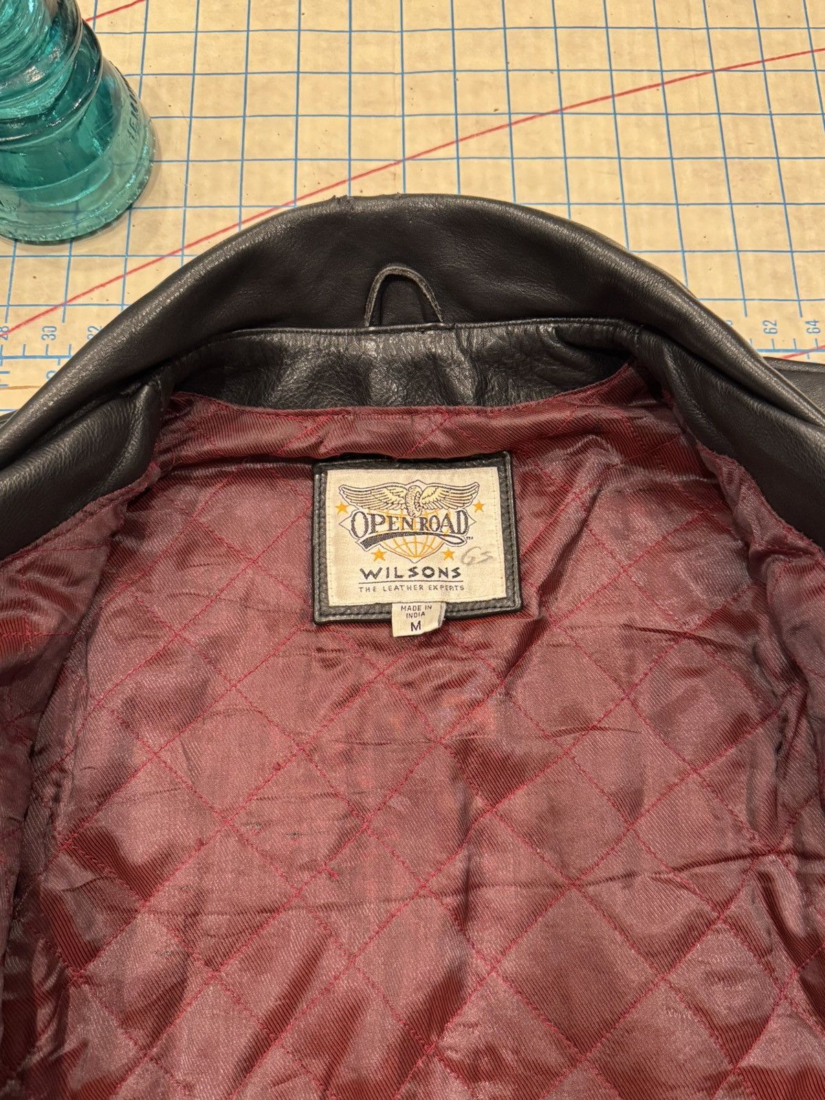 Wilsons Leather Wilson’s Leather Open Road Black Leather Motorcycle Jacket Size US M / EU 48-50 / 2 - 7 Thumbnail