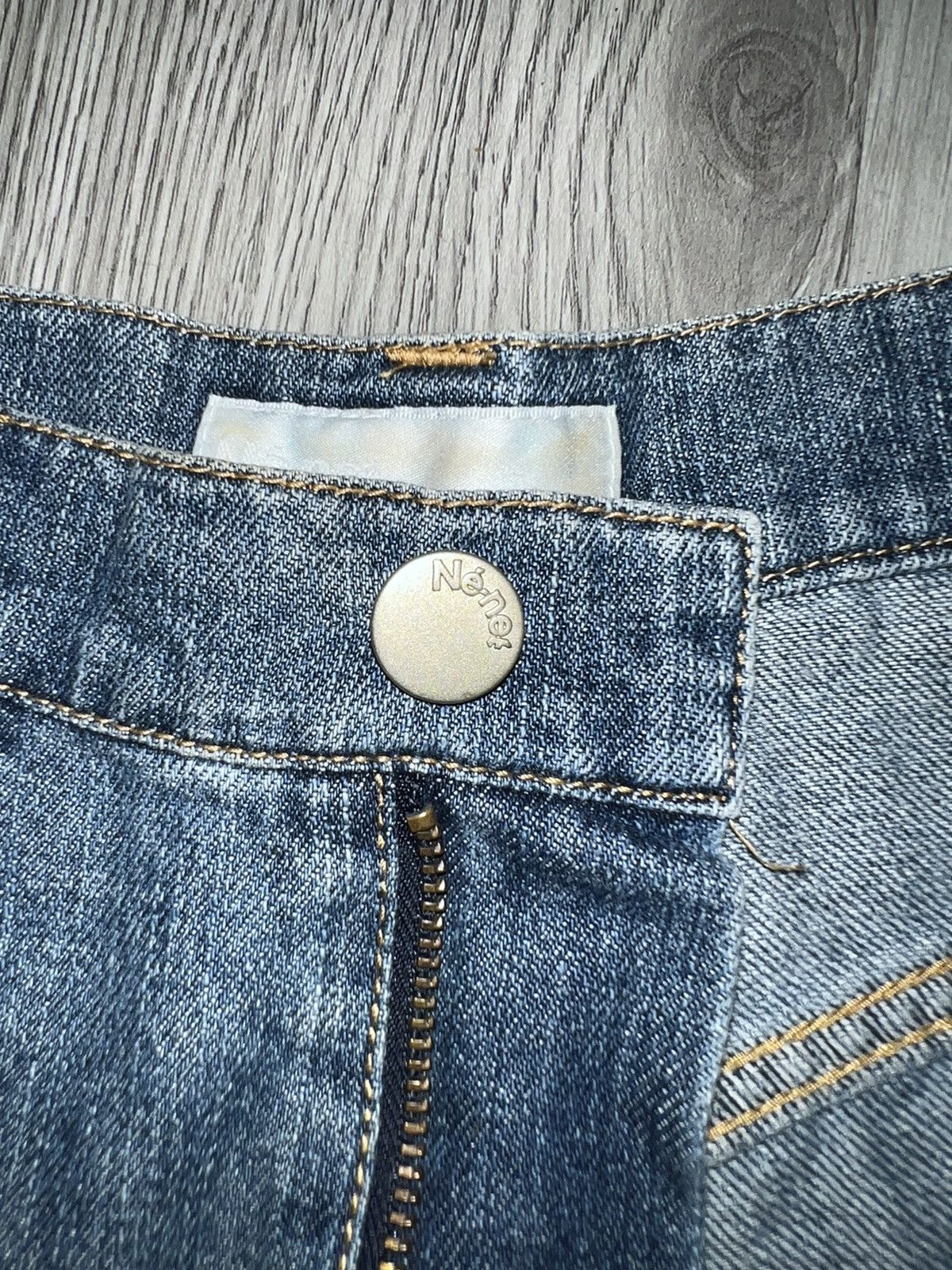 Issey Miyake Ne-net by Issey Miyake fur denim shorts 🐱🦉 Size 26" / US 2 / IT 38 - 4 Thumbnail