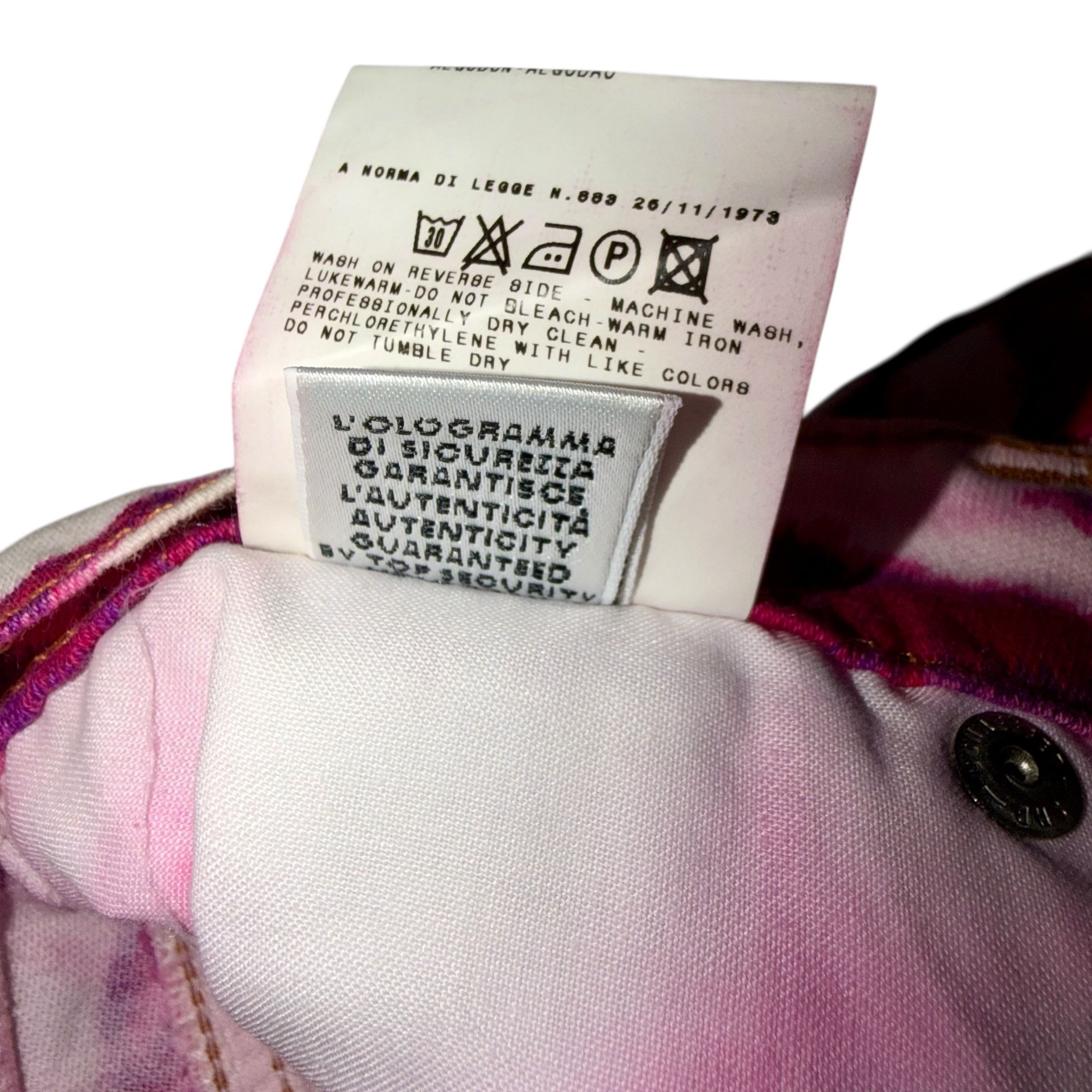 Dolce & Gabbana DOLCE & GABBANA VINTAGE PINK ZEBRA SKIRT Size 26" / US 2 / IT 38 - 9 Thumbnail