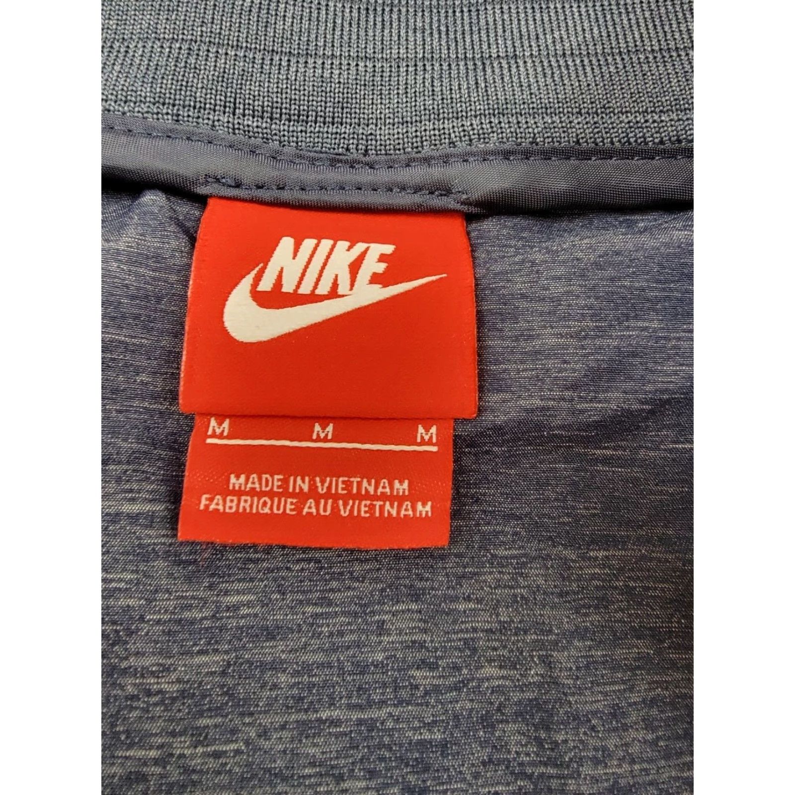 Nike Nike Jacket Windbreaker Womens Medium Red Gray Full Zip Hooded Bonded Windrunner Size M / US 6-8 / IT 42-44 - 4 Thumbnail
