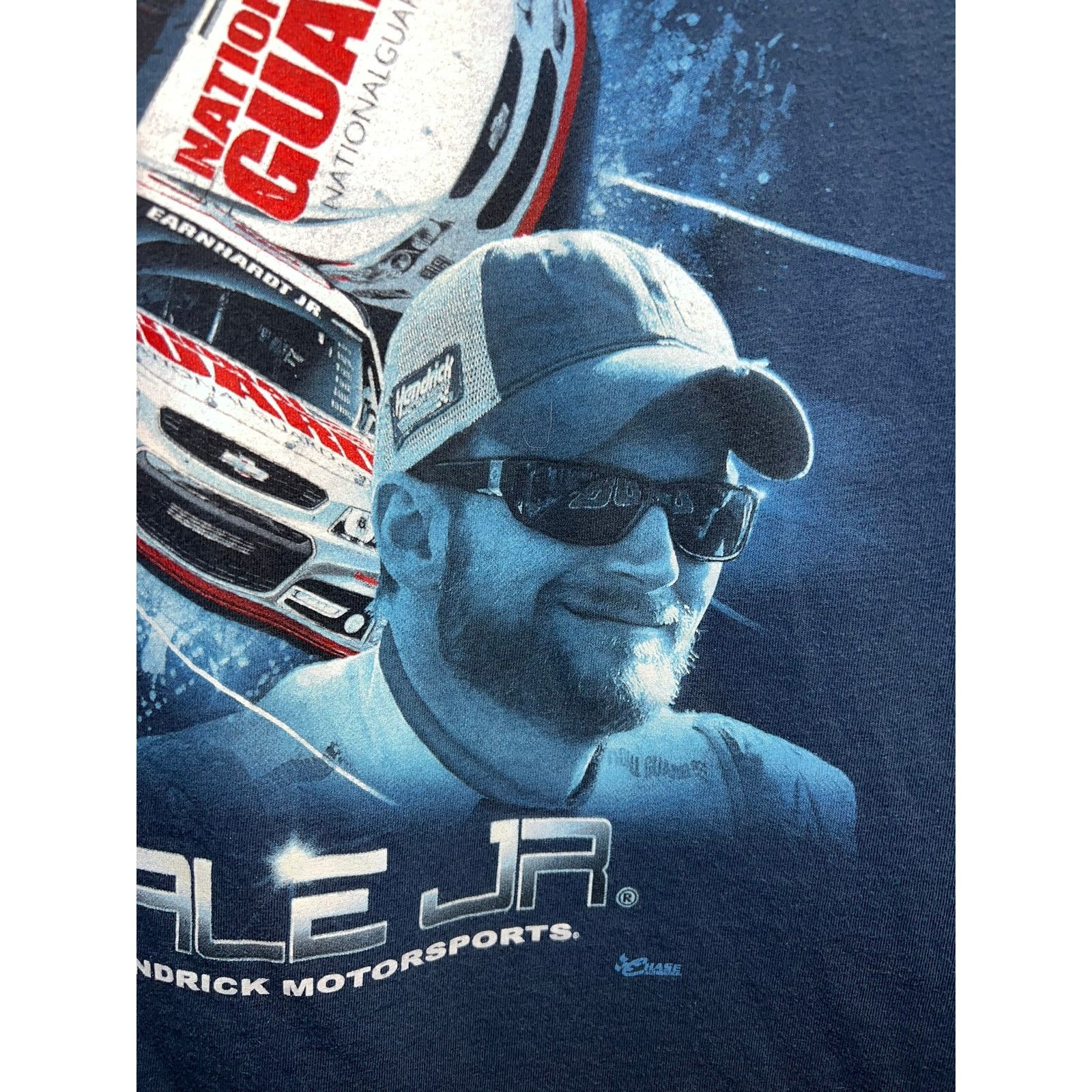 Chase Authentics Womens Dale Jr Shirt Nascar Blue Racing Top Tee Women's L Size L / US 10 / IT 46 - 8 Thumbnail