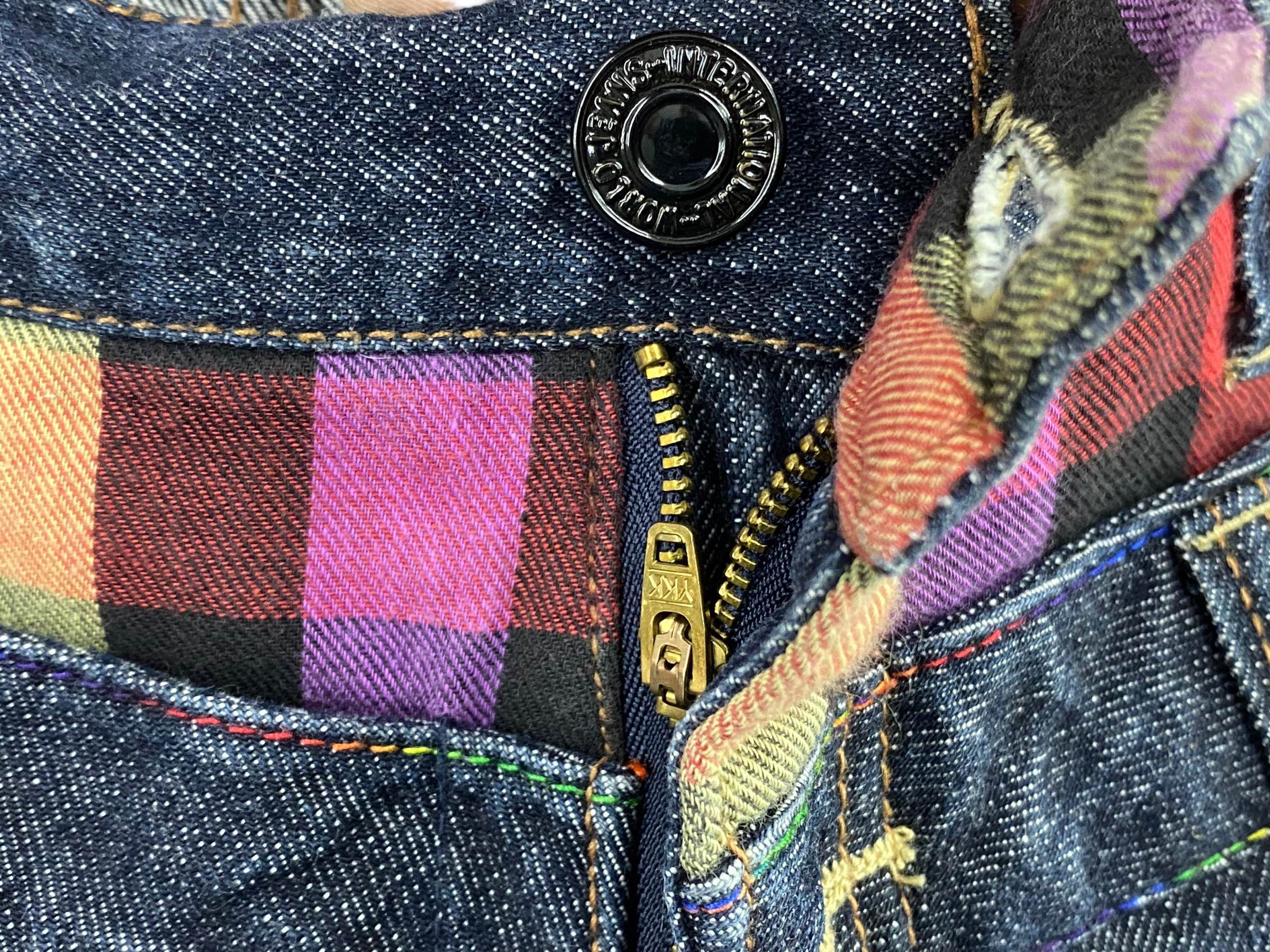 Japanese Brand Dominates Jeans Double Waist Jeans Japanese Jeans Size US 31 - 8 Thumbnail