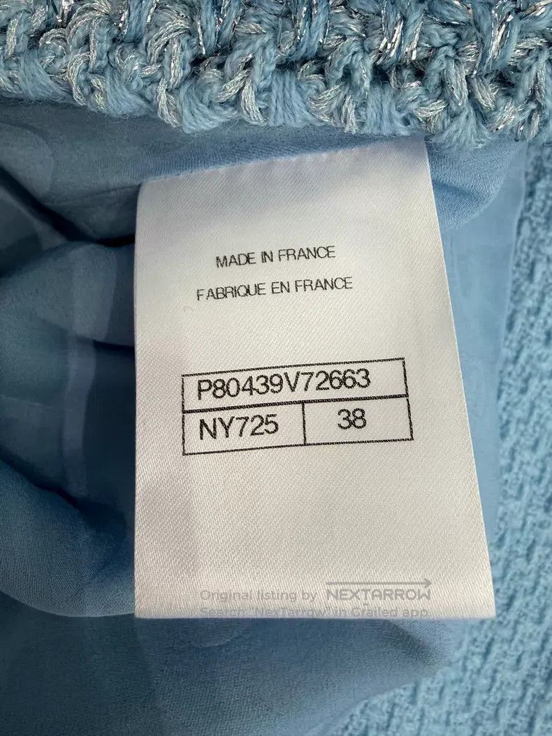 Chanel Chanel Soft tweed blue coat Size XS / US 0-2 / IT 36-38 - 5 Thumbnail