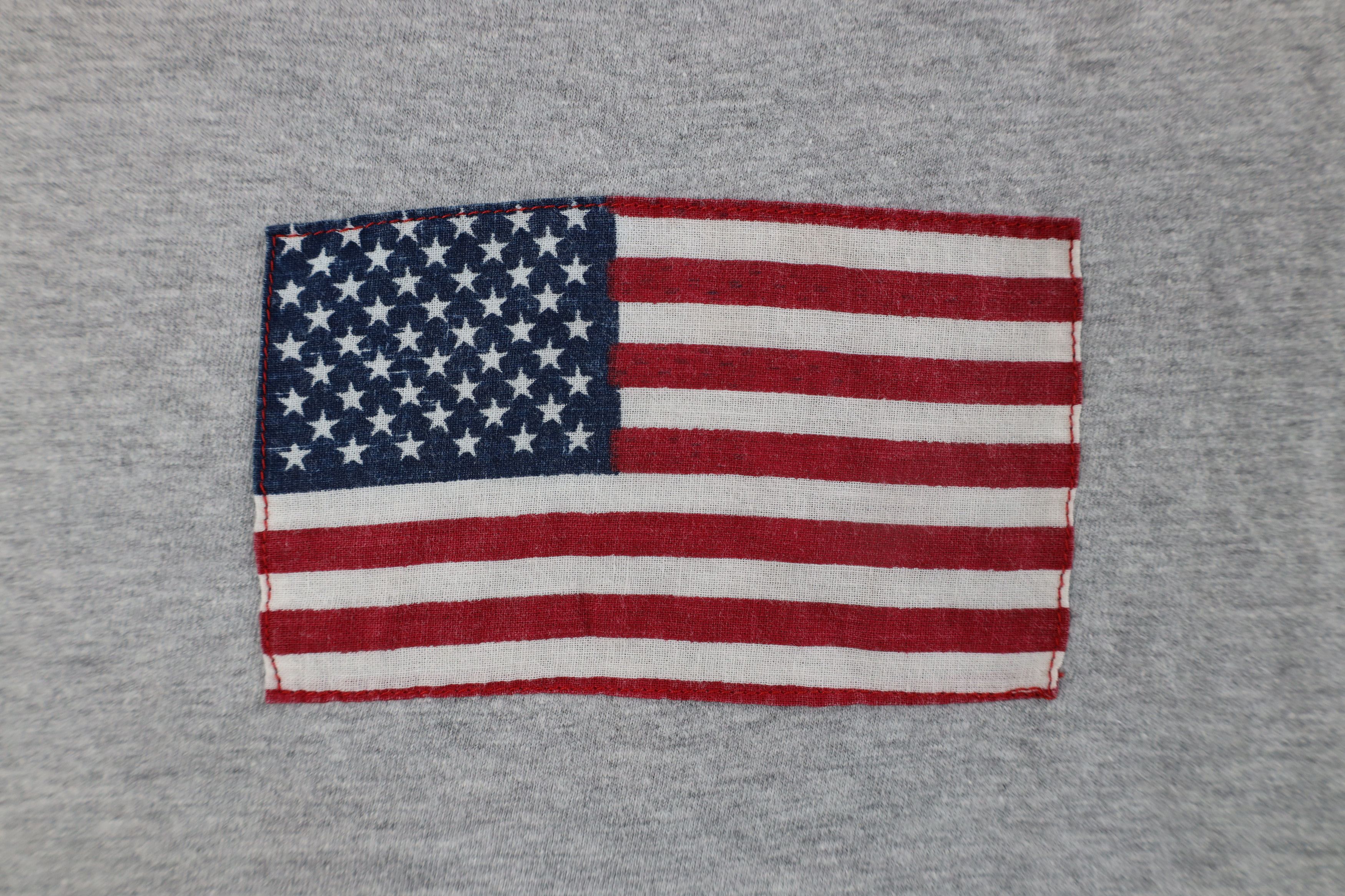 Vintage Vintage 90s Streetwear Fourth of July T-Shirt Gray USA Size US XL / EU 56 / 4 - 4 Thumbnail