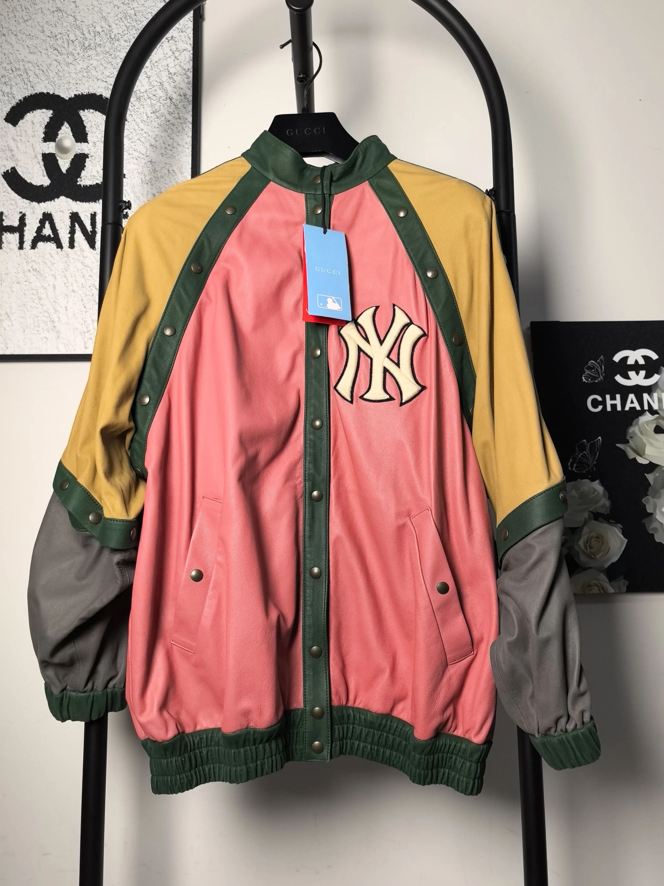Gucci Gucci Collab White Leather Jacket S Women Size S / US 4 / IT 40 - 1 Thumbnail