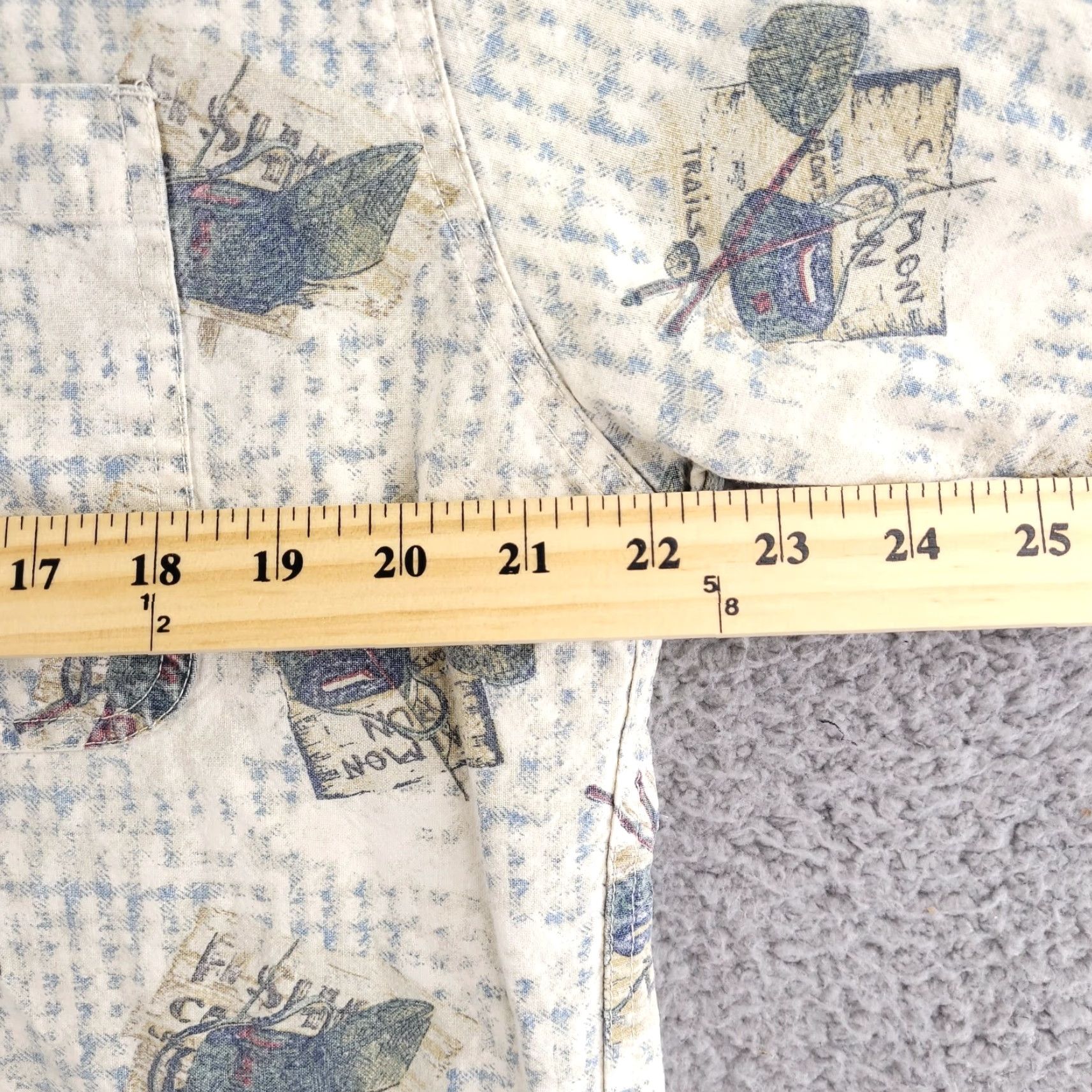 Vintage VINTAGE Woolrich Mens Large Short Sleeve Fishing Shirt Salmon Run Outdoors Size US L / EU 52-54 / 3 - 6 Thumbnail