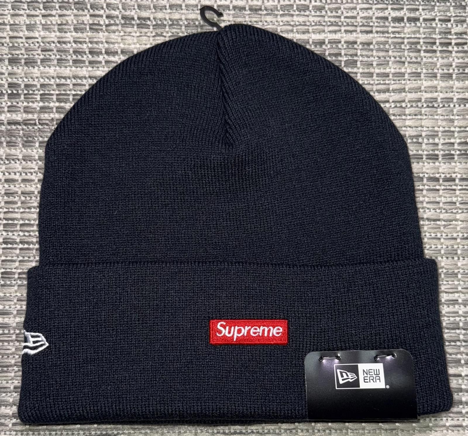 Supreme Supreme x New Era Navy Tribals S Logo Beanie Size ONE SIZE - 2 Thumbnail