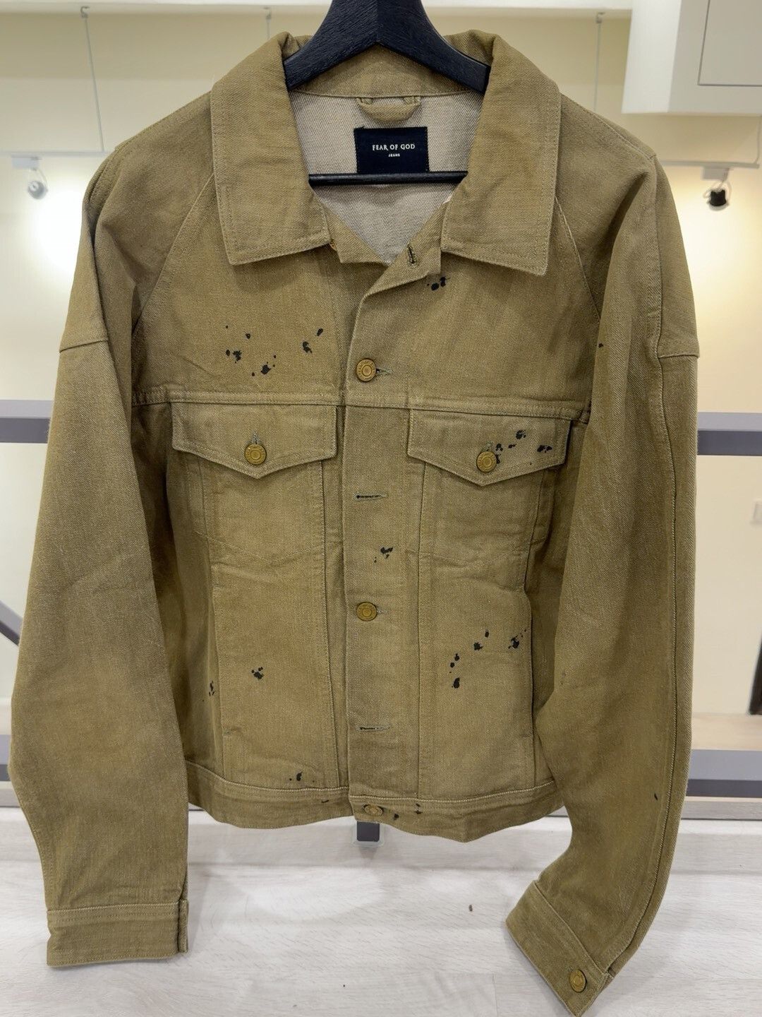 Fear of God Fear of God Denim Jacket in Green Size US M / EU 48-50 / 2 - 1 Thumbnail