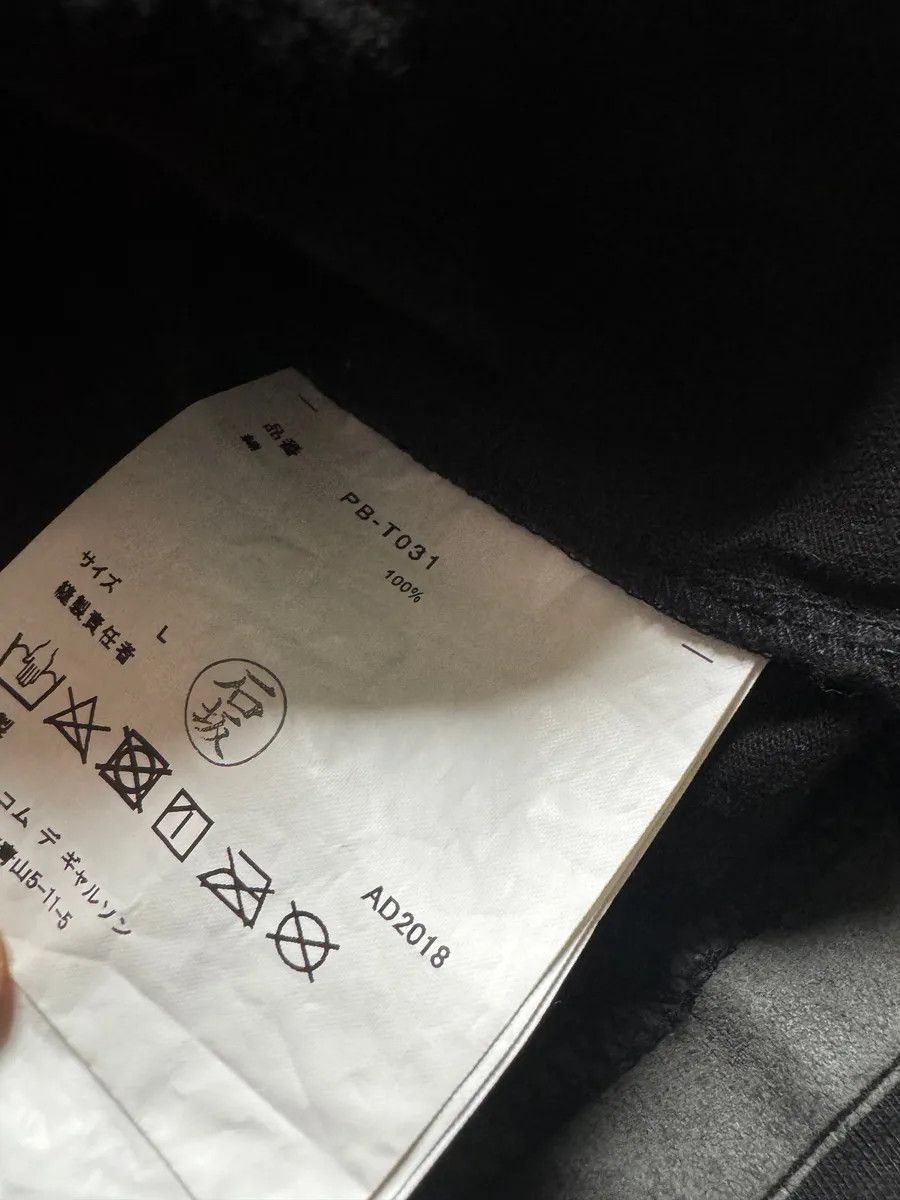 Comme des Garcons × Vintage SS2018 Comme des Garçons Homme Plus Geometrical Leather Tee-Shirt Size US L / EU 52-54 / 3 - 4 Thumbnail