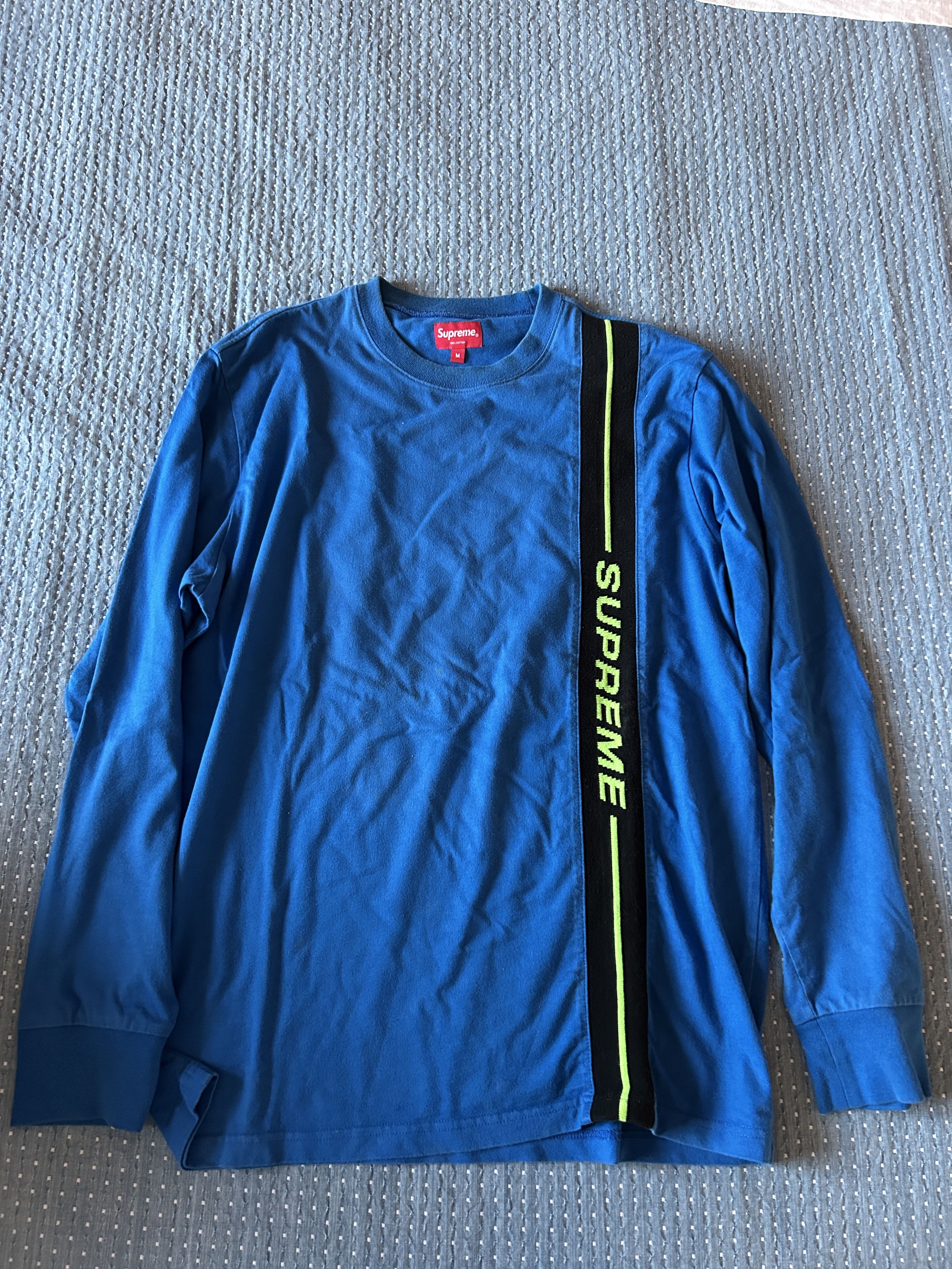 Supreme Supreme Vertical Logo Stripe Sweater Size US M / EU 48-50 / 2 - 1 Thumbnail