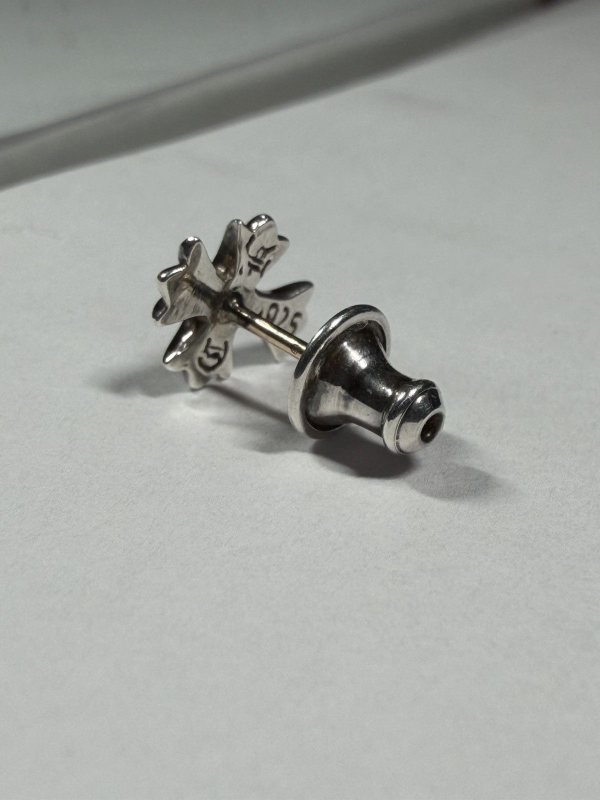 Chrome Hearts Chrome Hearts Cross Ruby Stud Earring Size ONE SIZE - 3 Thumbnail