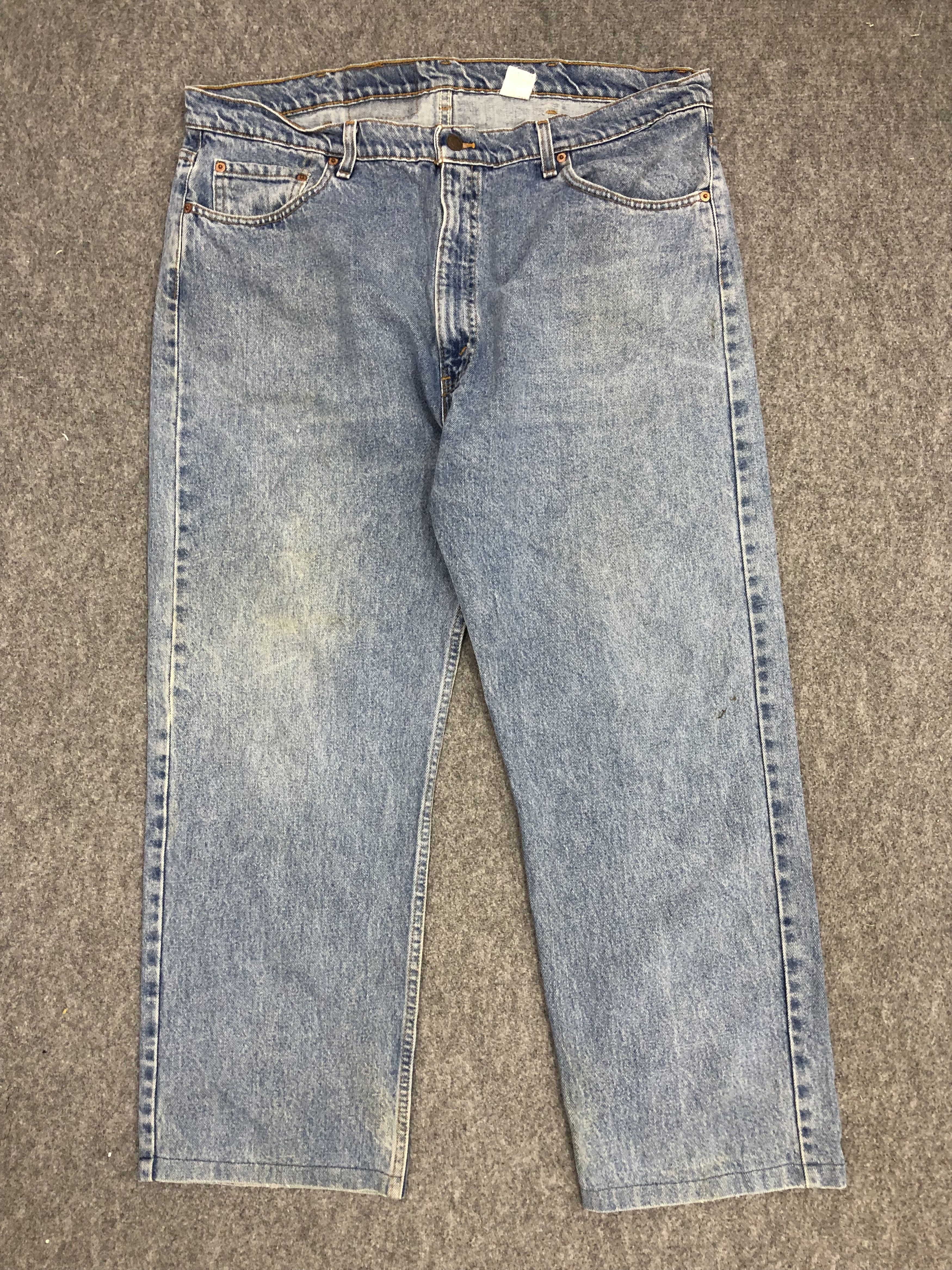 Vintage 90s Levis 505 Faded Blue Jeans 41x38 DP0956