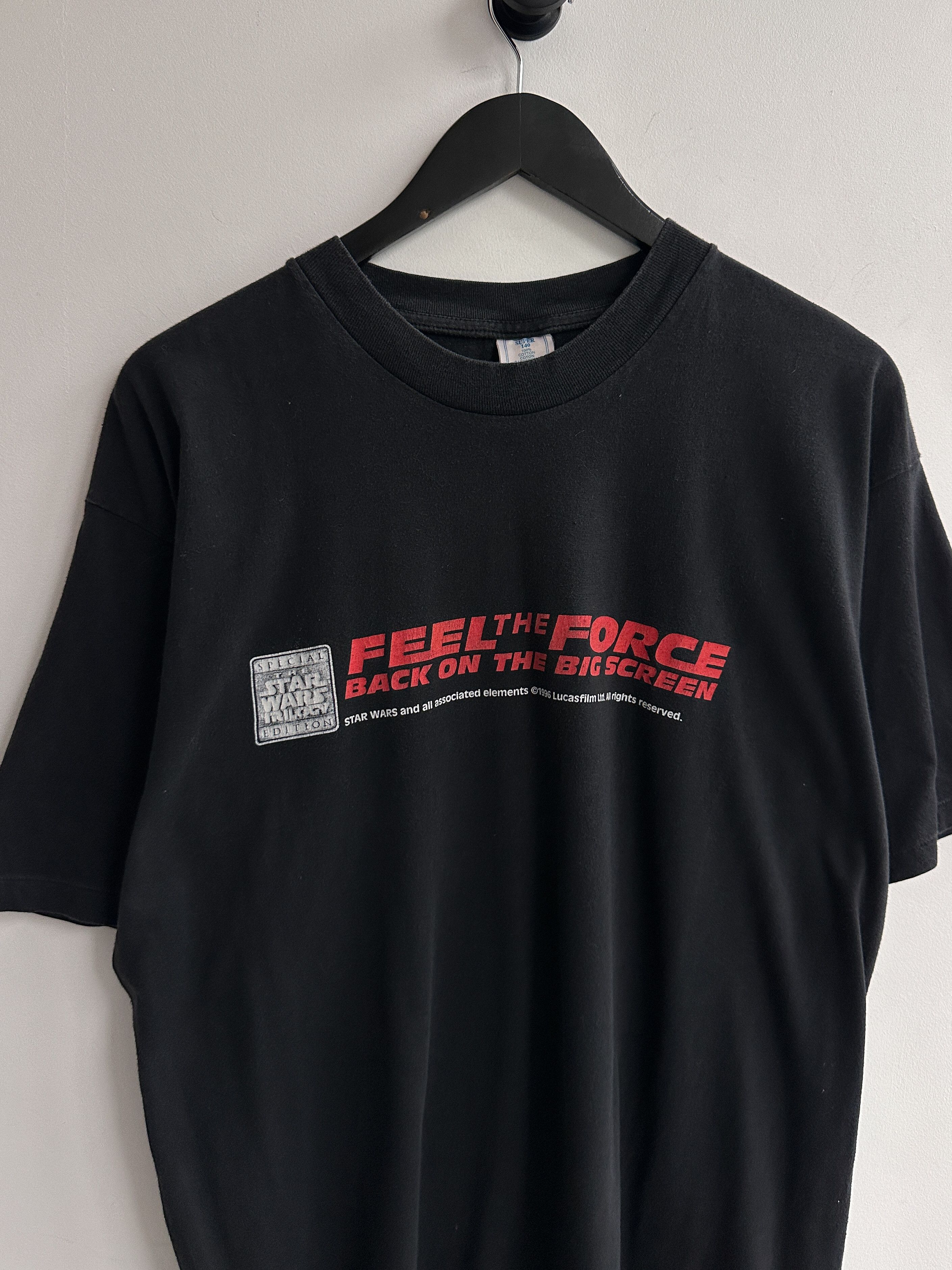 Star Wars Star Wars Feel The Force 1996 Vintage Tee Shirt Size US XL / EU 56 / 4 - 2 Thumbnail