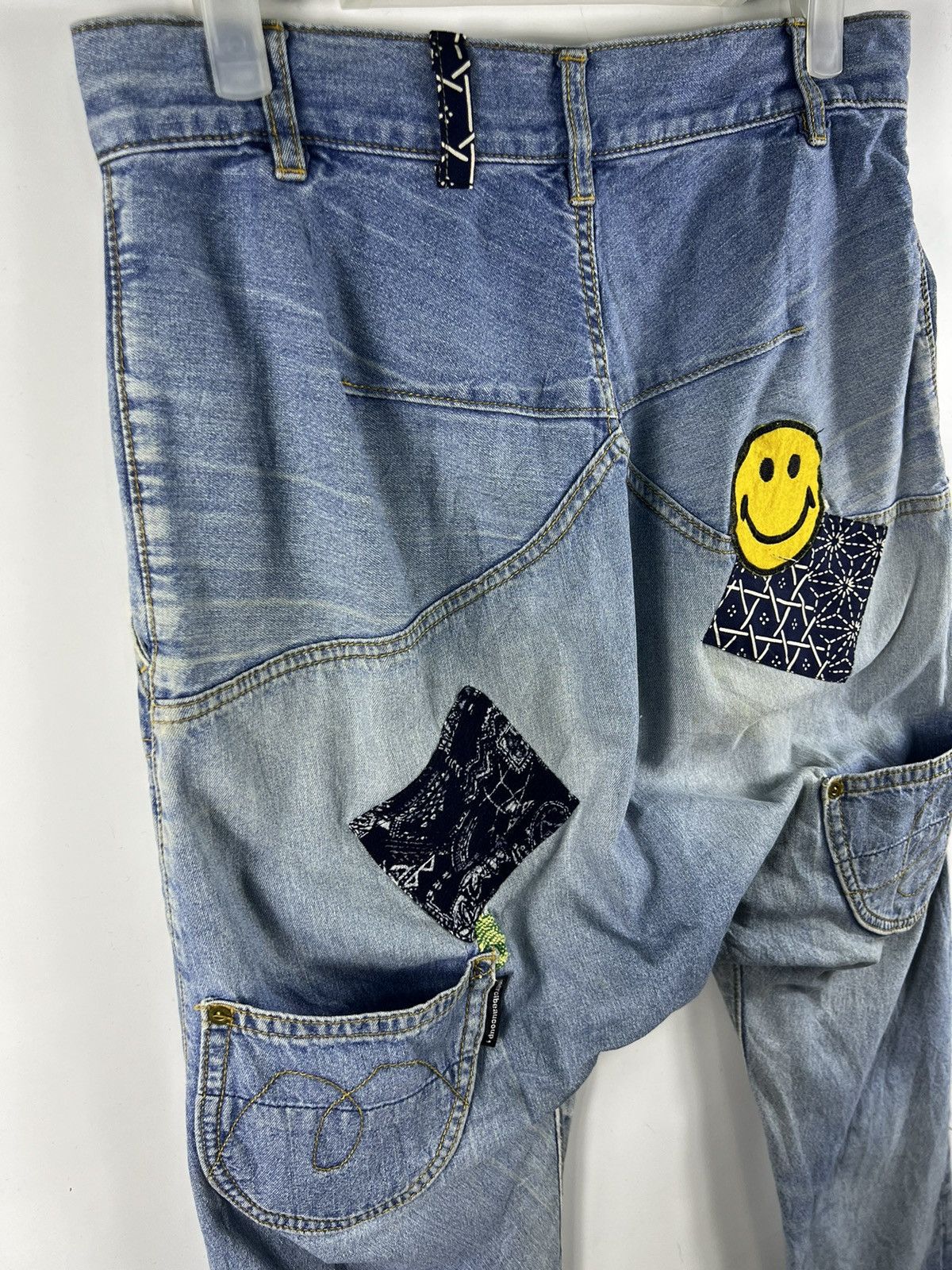 Issey Miyake 🔥 Mercibeaucoup MORE PATCHES issey miyake dyed Soft denim Size US 31 - 16 Thumbnail