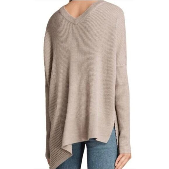 Allsaints Allsaints V Neck Ribbed Sweater - XS/S, OVERSIZED! Size XS / US 0-2 / IT 36-38 - 10 Thumbnail