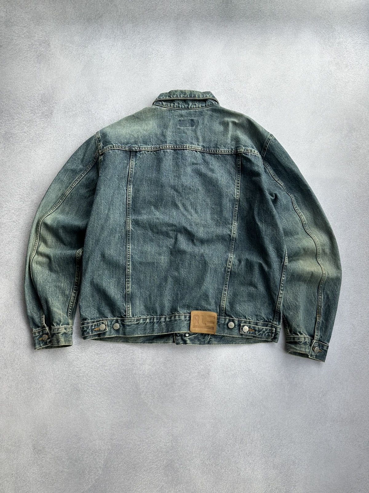 Polo Ralph Lauren Vintage Polo Jeans Ralph Lauren Dirty Denim Jacket Size US XL / EU 56 / 4 - 5 Thumbnail