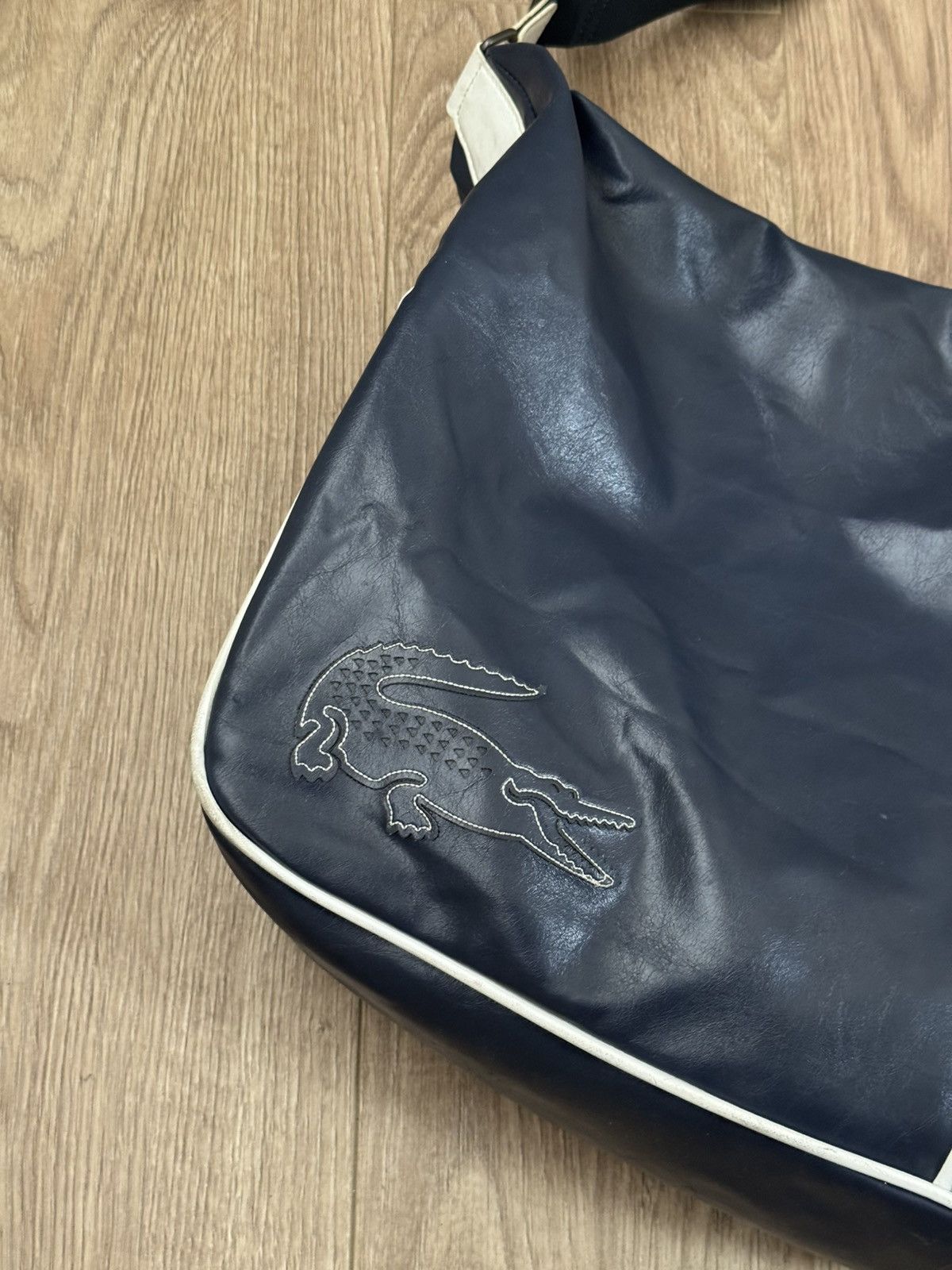 Lacoste Rare Lacoste SAMPLE Big Logo Shoulder Bag Messenger Backpack Size ONE SIZE - 5 Thumbnail