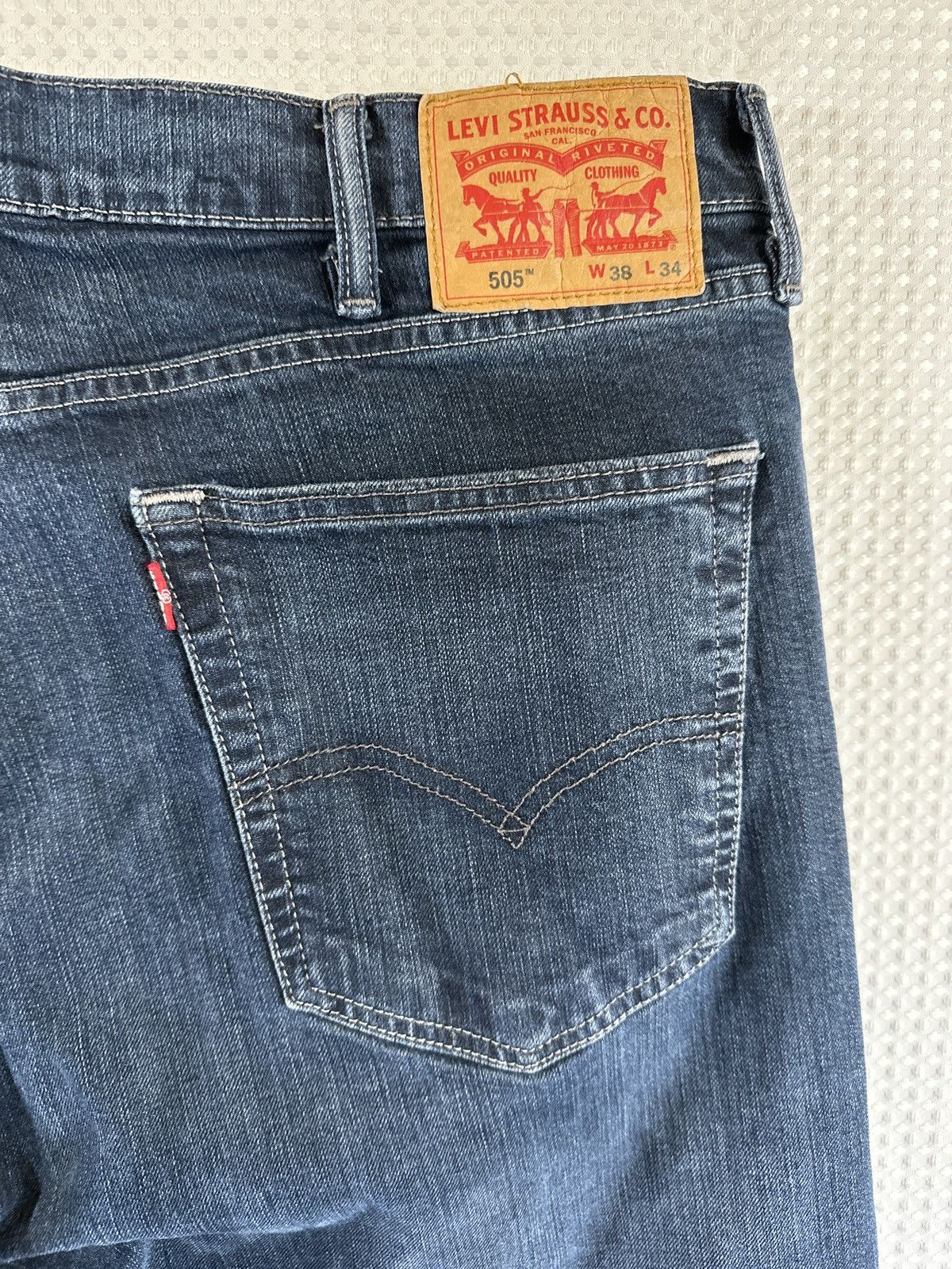Levi's Levi's Men's 505® Regular Fit Jeans Size US 38 / EU 54 - 7 Thumbnail