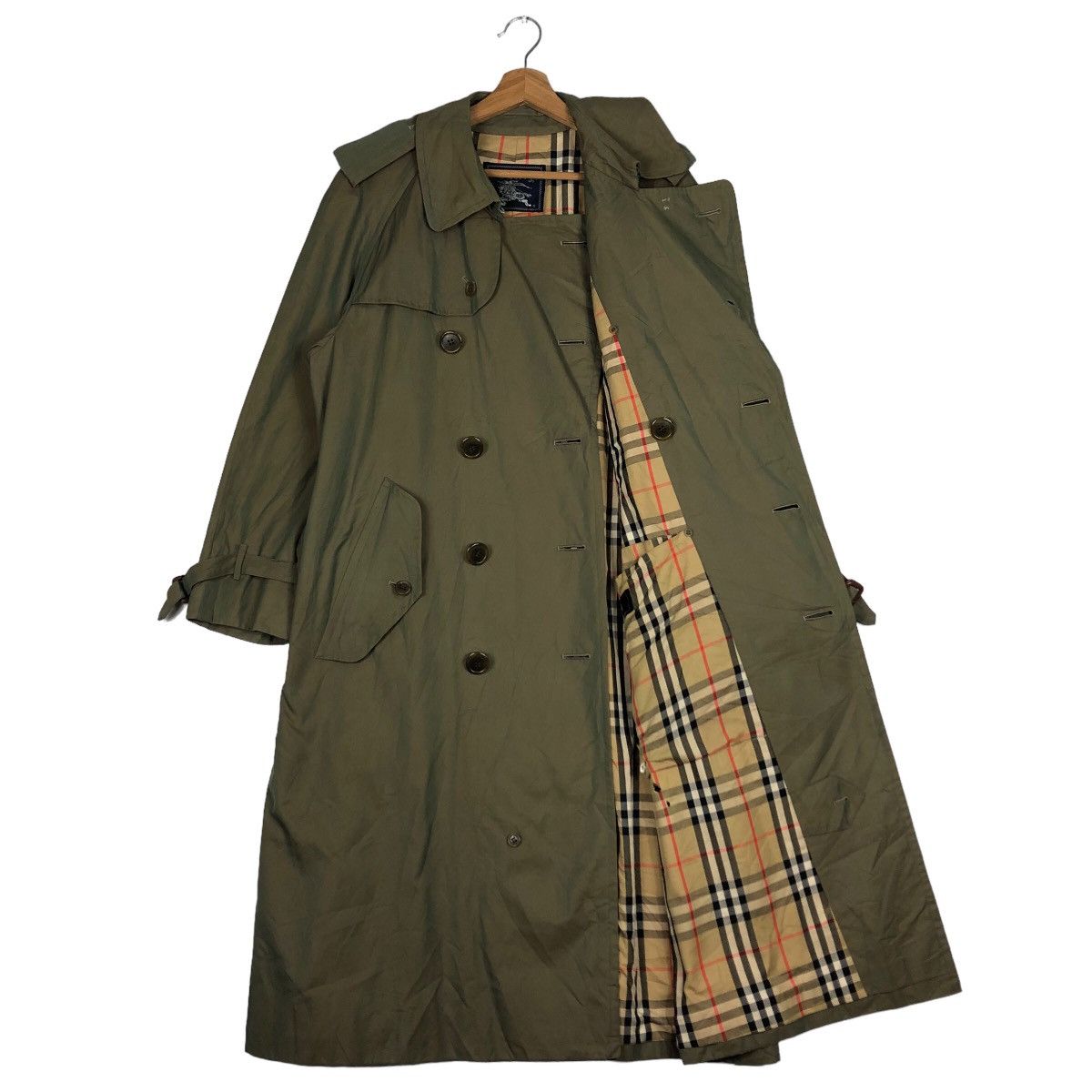 Burberry 🔥Vintage Burberrys Long Jacket Roped Bondage Nova Check Size US M / EU 48-50 / 2 - 11 Thumbnail