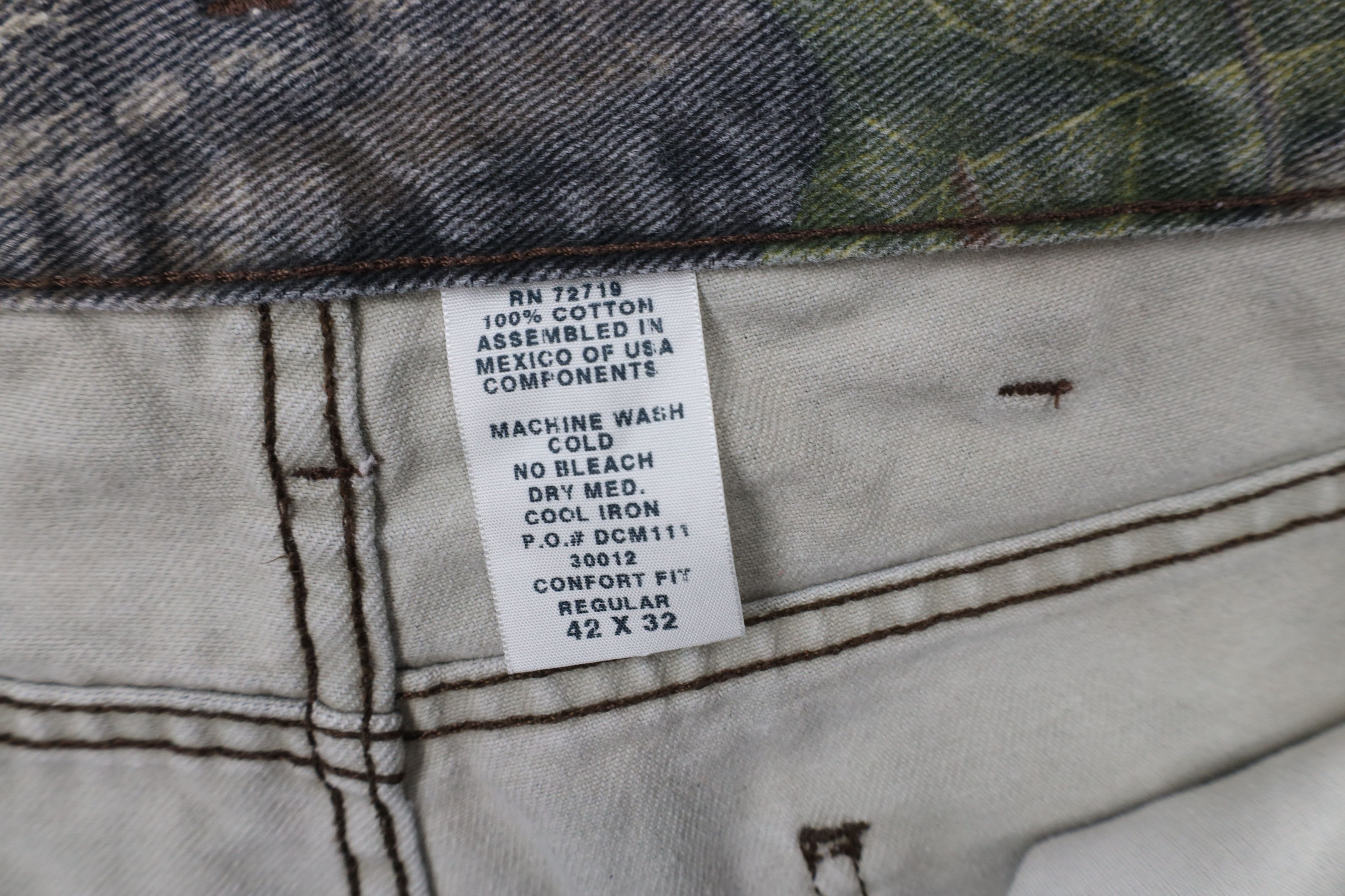 Vintage Vintage 90s Streetwear Camouflage Wide Leg Denim Jeans Size US 42 / EU 58 - 7 Thumbnail