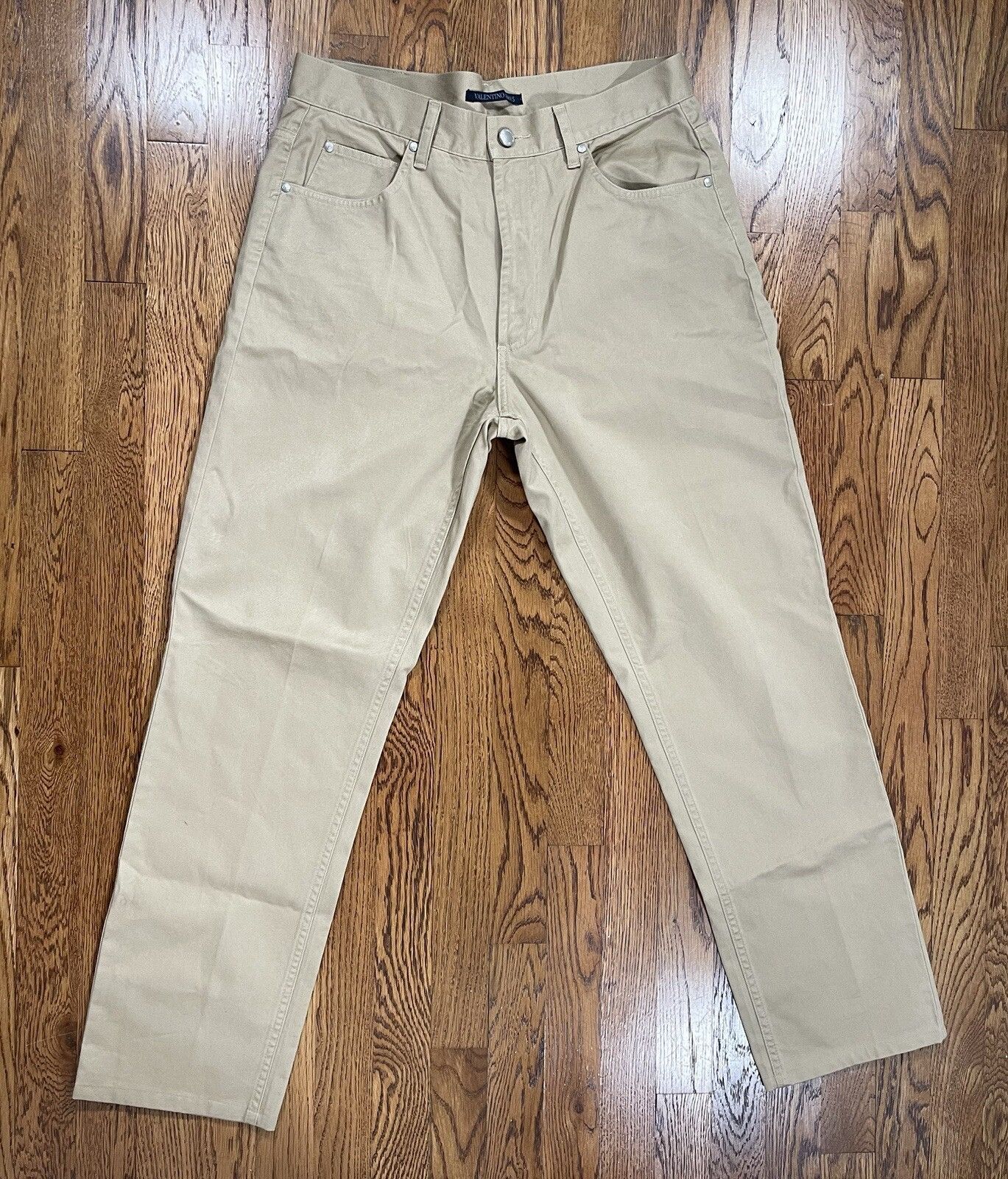 Valentino Valentino Jeans Men’s 34 x 32 Beige Tan Size US 34 / EU 50 - 1 Thumbnail