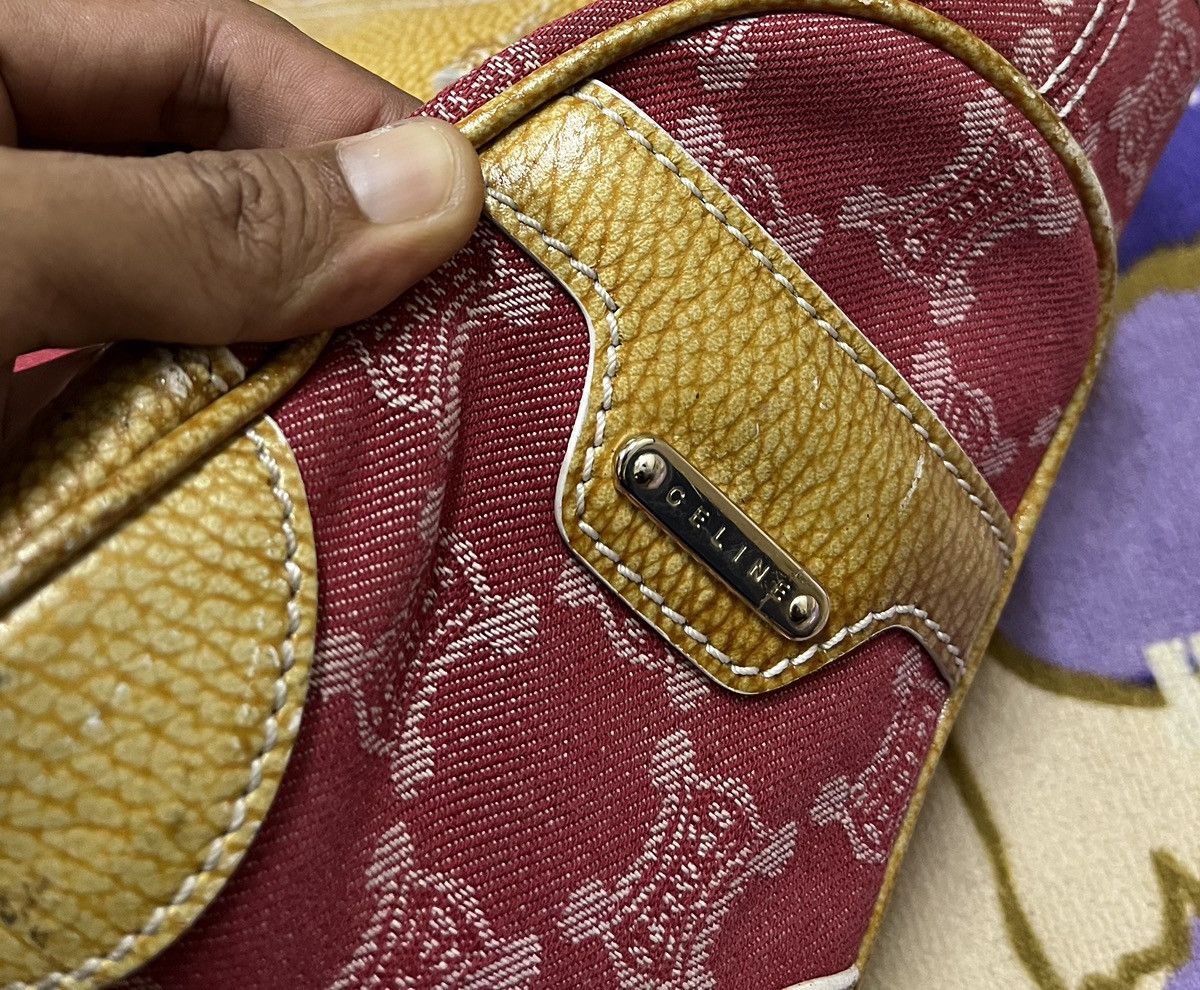 Celine Vintage CELINE PARIS Monogram Handbag x Rare Size ONE SIZE - 11 Thumbnail