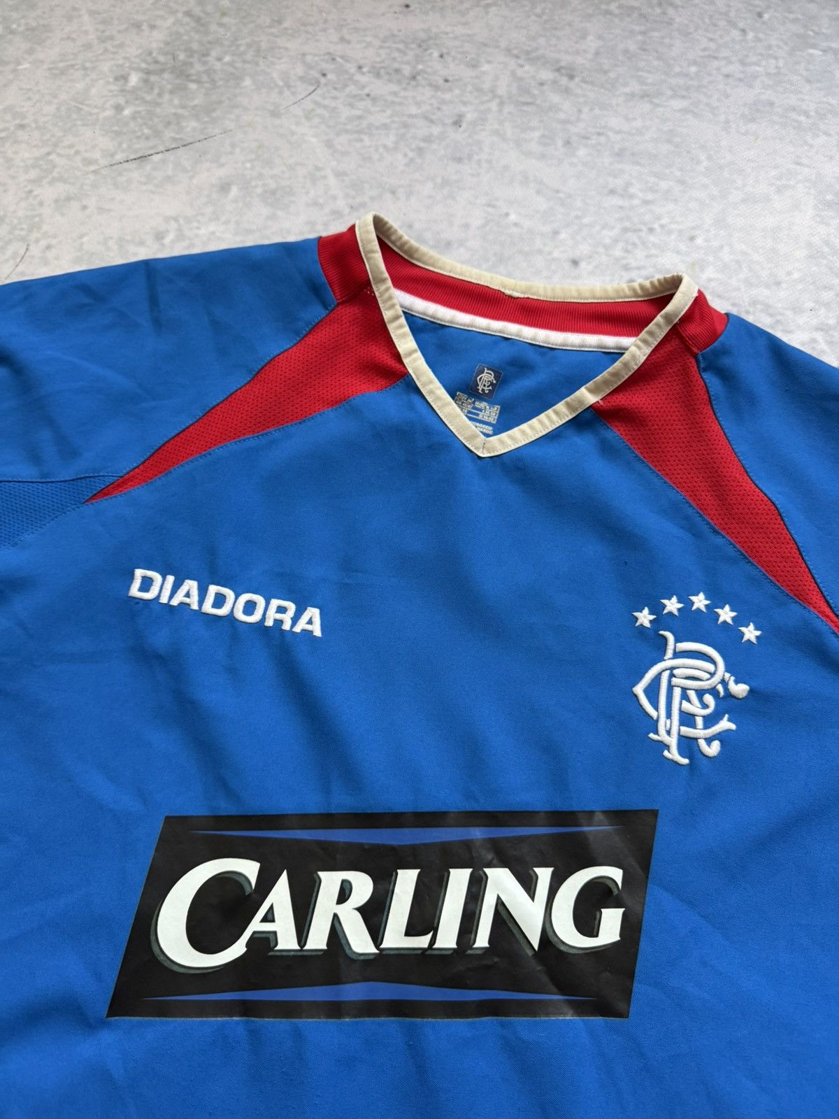 Diadora × Vintage Diadora vintage jersey football soccer tee Carling hype Size US XL / EU 56 / 4 - 3 Thumbnail