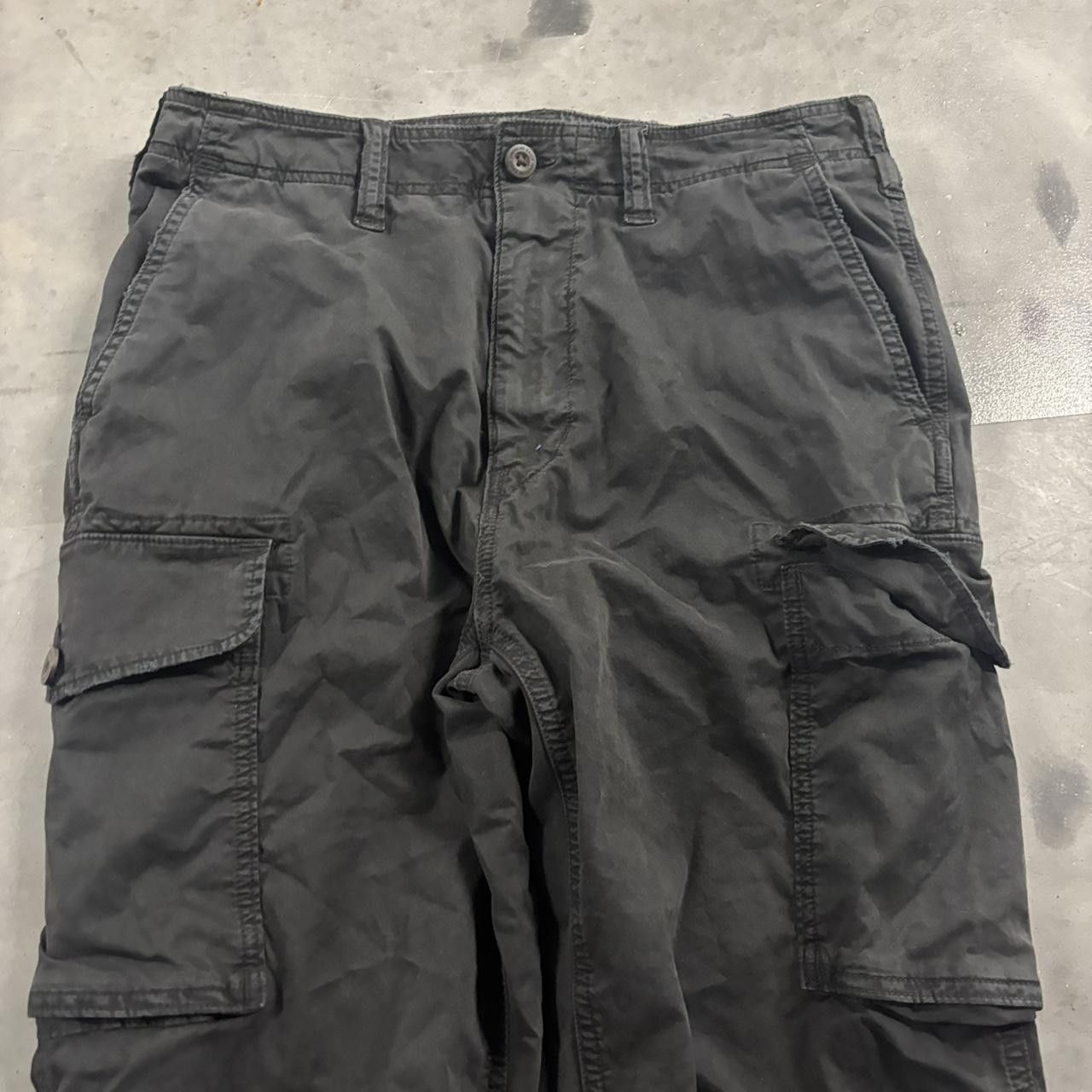 Vintage Crazy Vintage Y2K/2000s Grunge Black Streetwear Cargo Pants! 30x32 Size US 30 / EU 46 - 5 Thumbnail