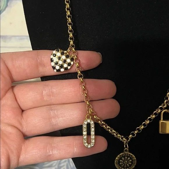 Other Gold plated stainless steel multi charm necklace Size ONE SIZE - 2 Thumbnail