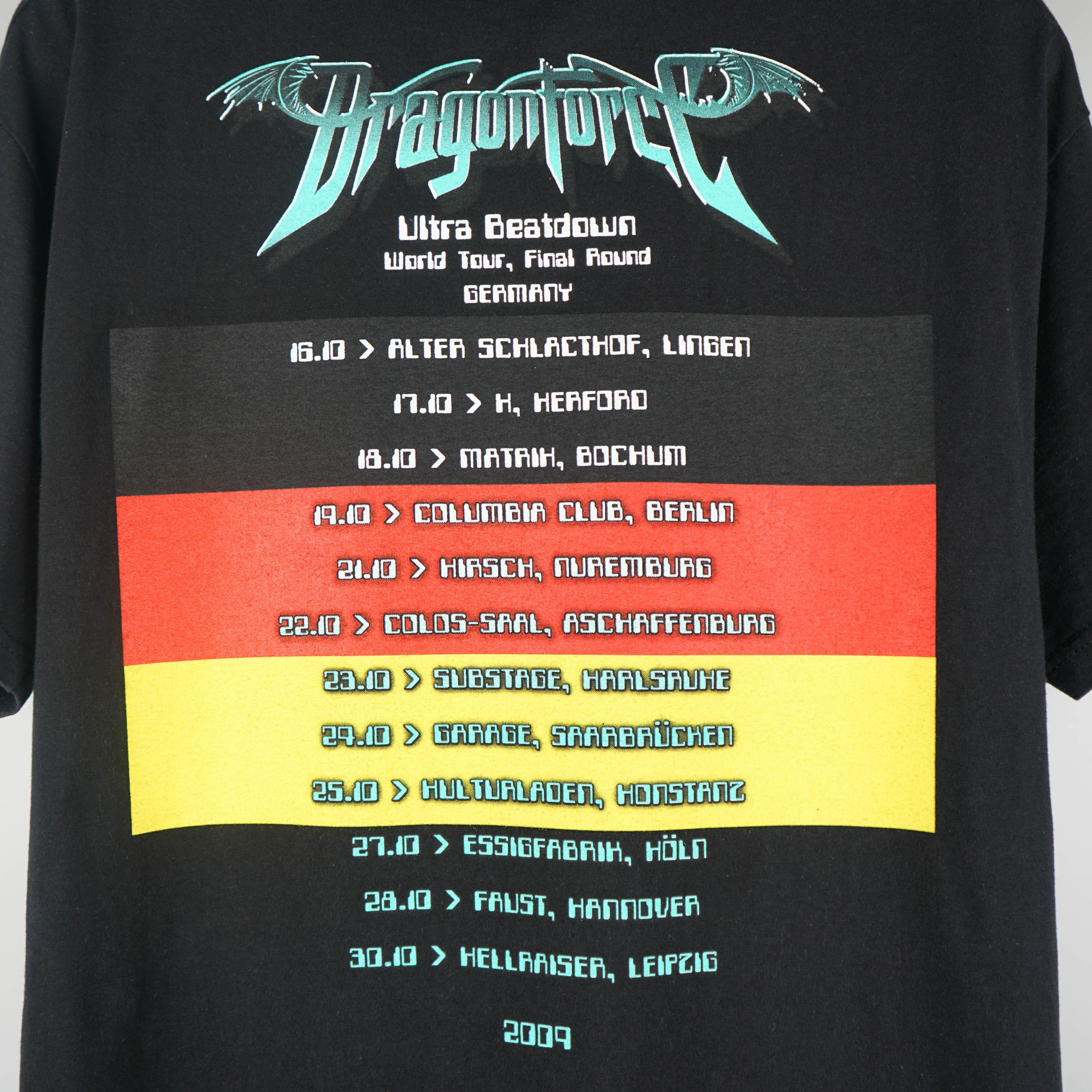 Band Tees × Vintage vintage 2009 DragonForce T-Shirt 09 Tour Size US M / EU 48-50 / 2 - 6 Thumbnail