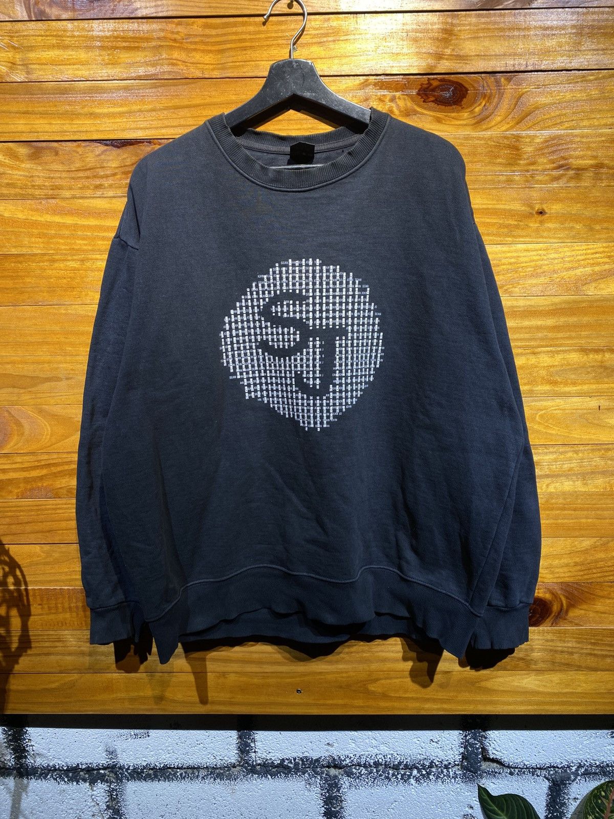Sean John Vintage Sean John Sweatshirt – Black Cotton Crewneck SJ Logo Size US XL / EU 56 / 4 - 2 Thumbnail