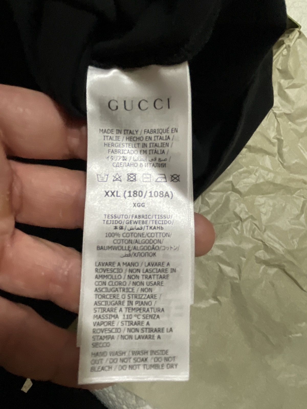 Gucci Original Gucci Black 2XL NWT Size US XXL / EU 58 / 5 - 10 Thumbnail