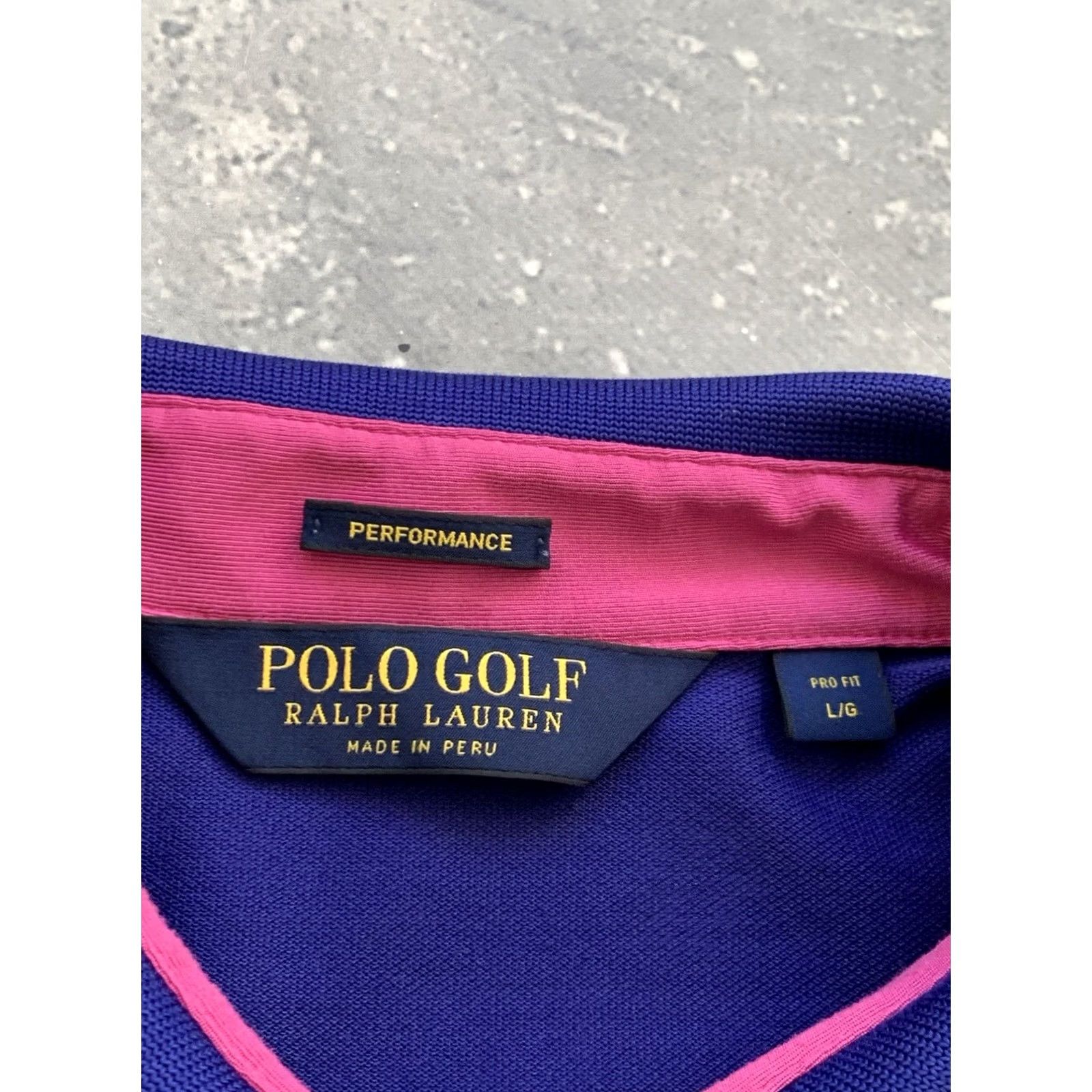 Polo Ralph Lauren Polo Ralph Lauren Golf Tee T-Shirt Men’s L Shirt, Purple, Short Sleeve, V-Neck, Cotton Polyester, Regular Fit Size US L / EU 52-54 / 3 - 6 Thumbnail